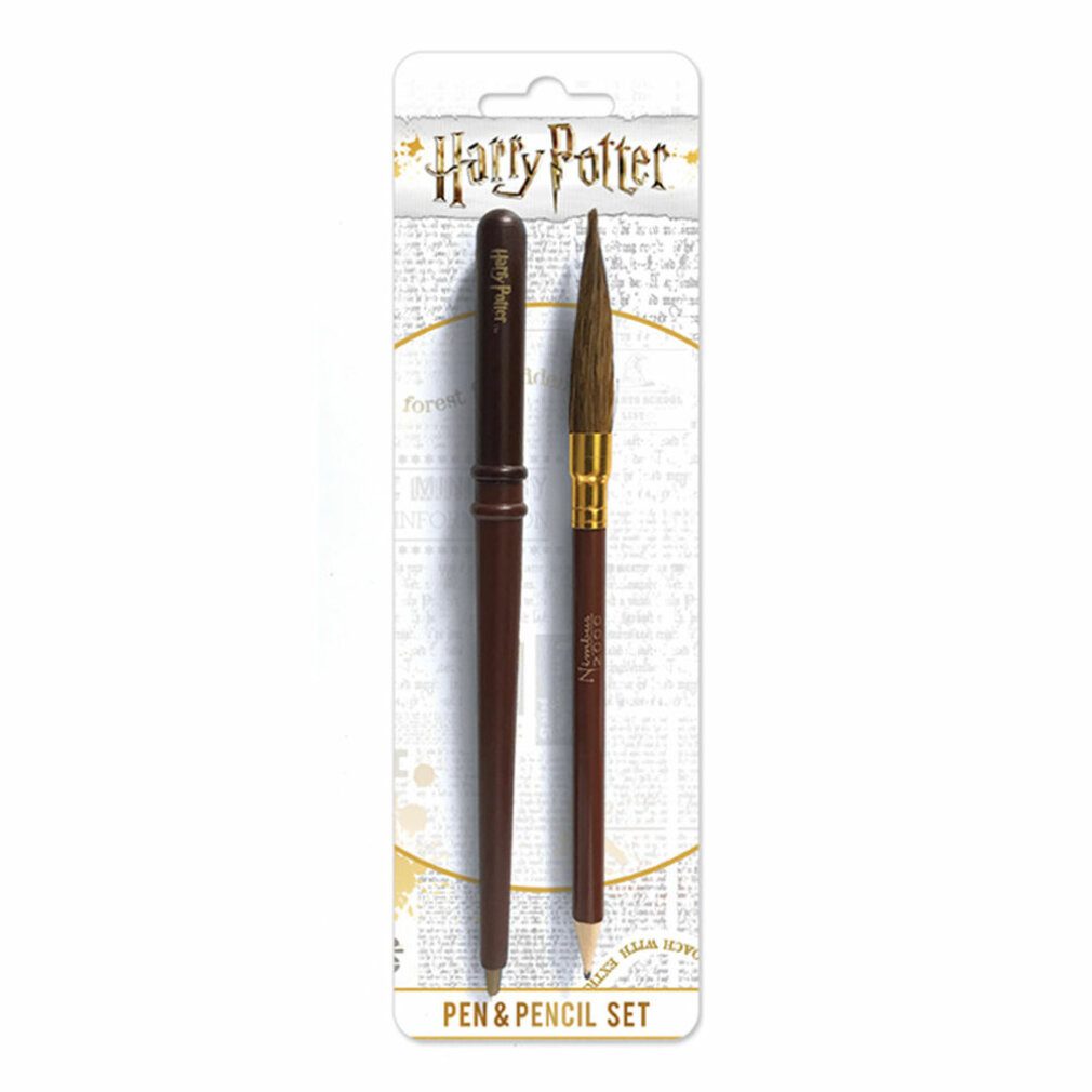 PYRAMID Kugelschreiber Harry Potter Schreibset 2-teilig Wand & Broom
