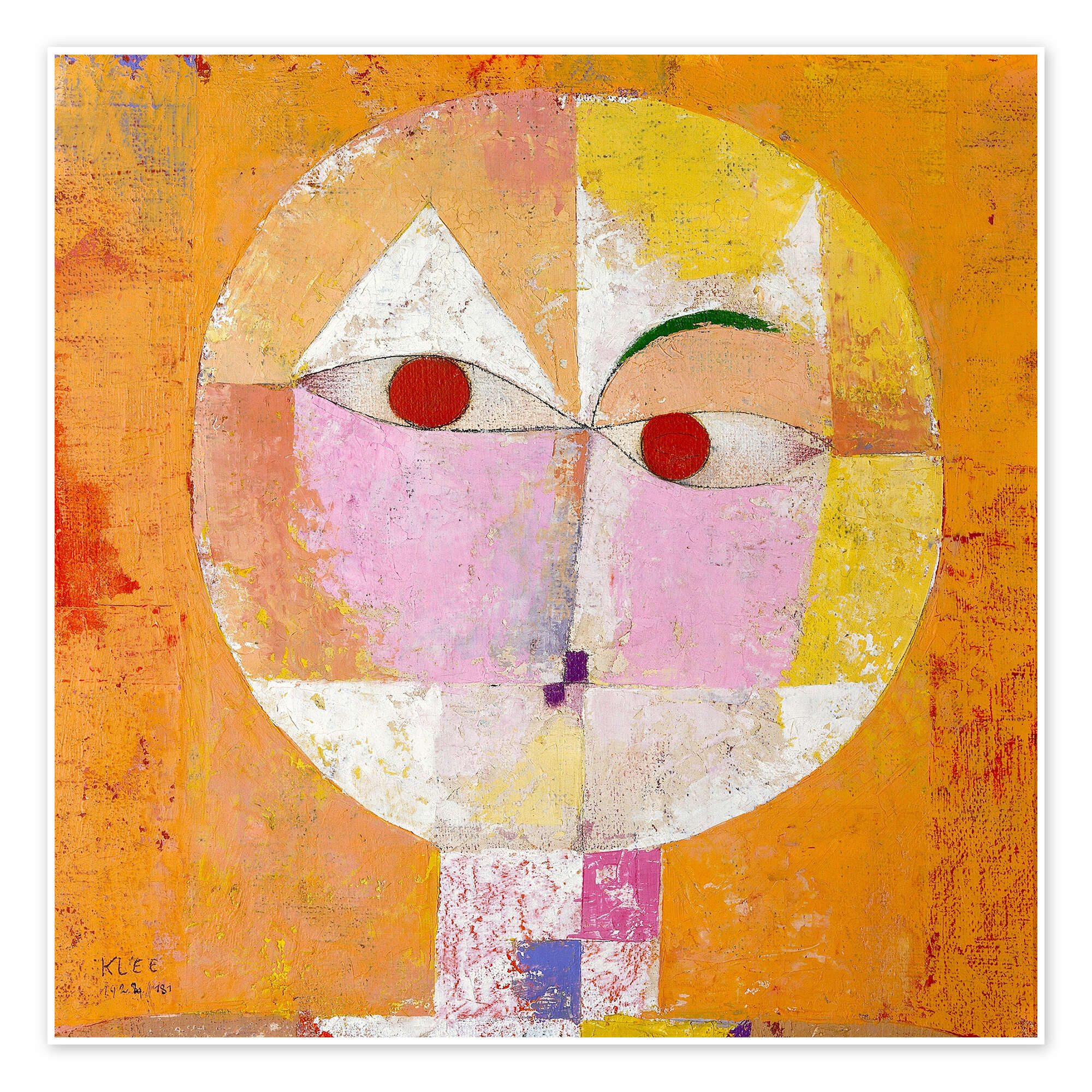Posterlounge Wandbild Senecio (Baldgreis), Paul Klee, erhältlich als Poster, Leinwandbild, Wandsticker oder Acrylglasbild