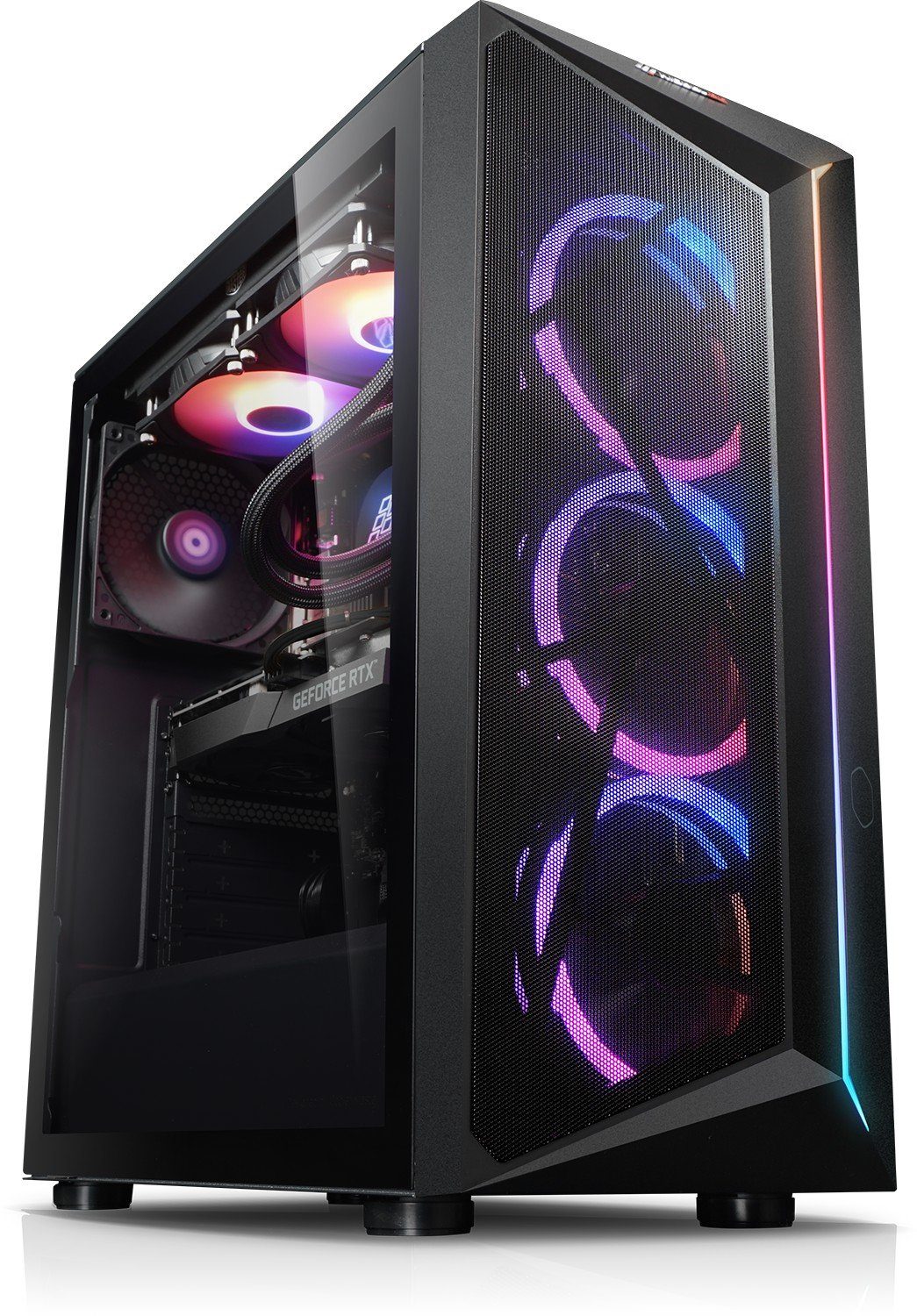 Kiebel Supreme 14 Gaming-PC (Intel Core i7 Intel Core i7-14700KF, RTX 4070 SUPER, 64 GB RAM, 2000 GB SSD, Wasserkühlung, WLAN)