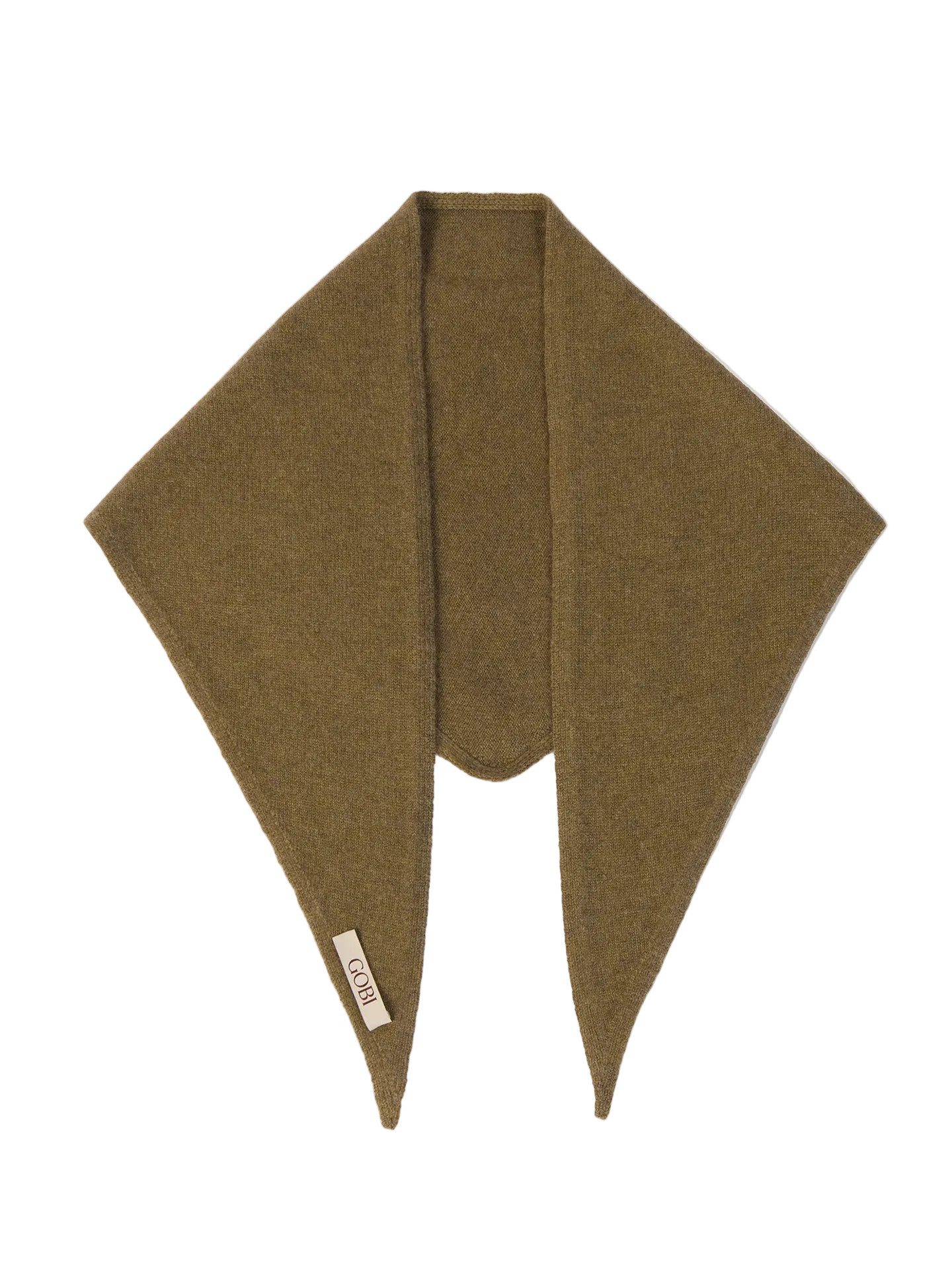 GOBI Cashmere Strickschal Dreieckiger Kaschmir-Schal