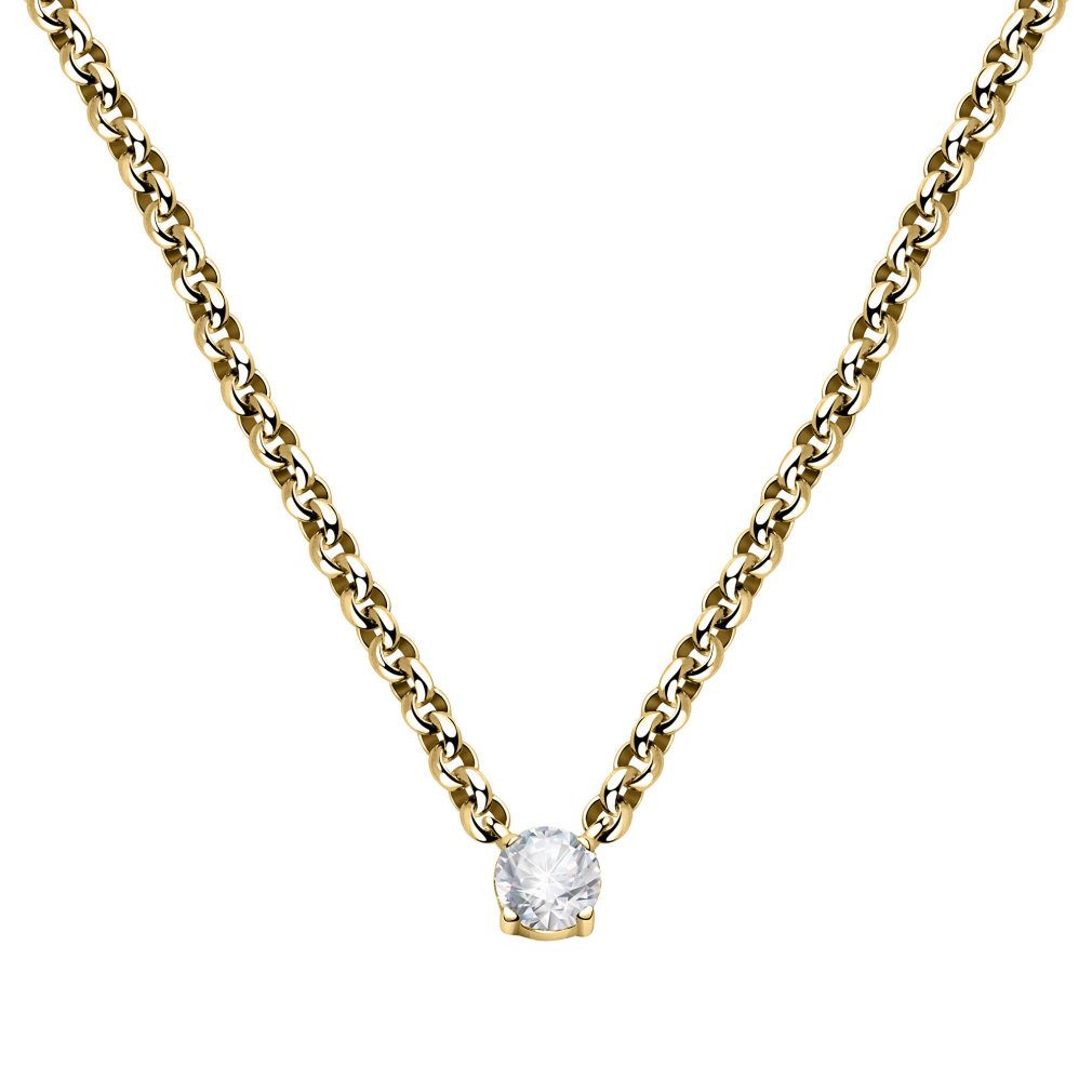 Kette mit Einhänger Original gold-plated necklace with Poetica SAUZ30 crystal