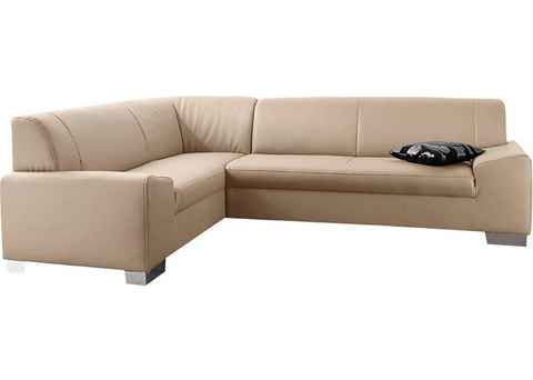 DOMO collection Ecksofa Alisson L-Form, wahlweise mit Bettfunktion