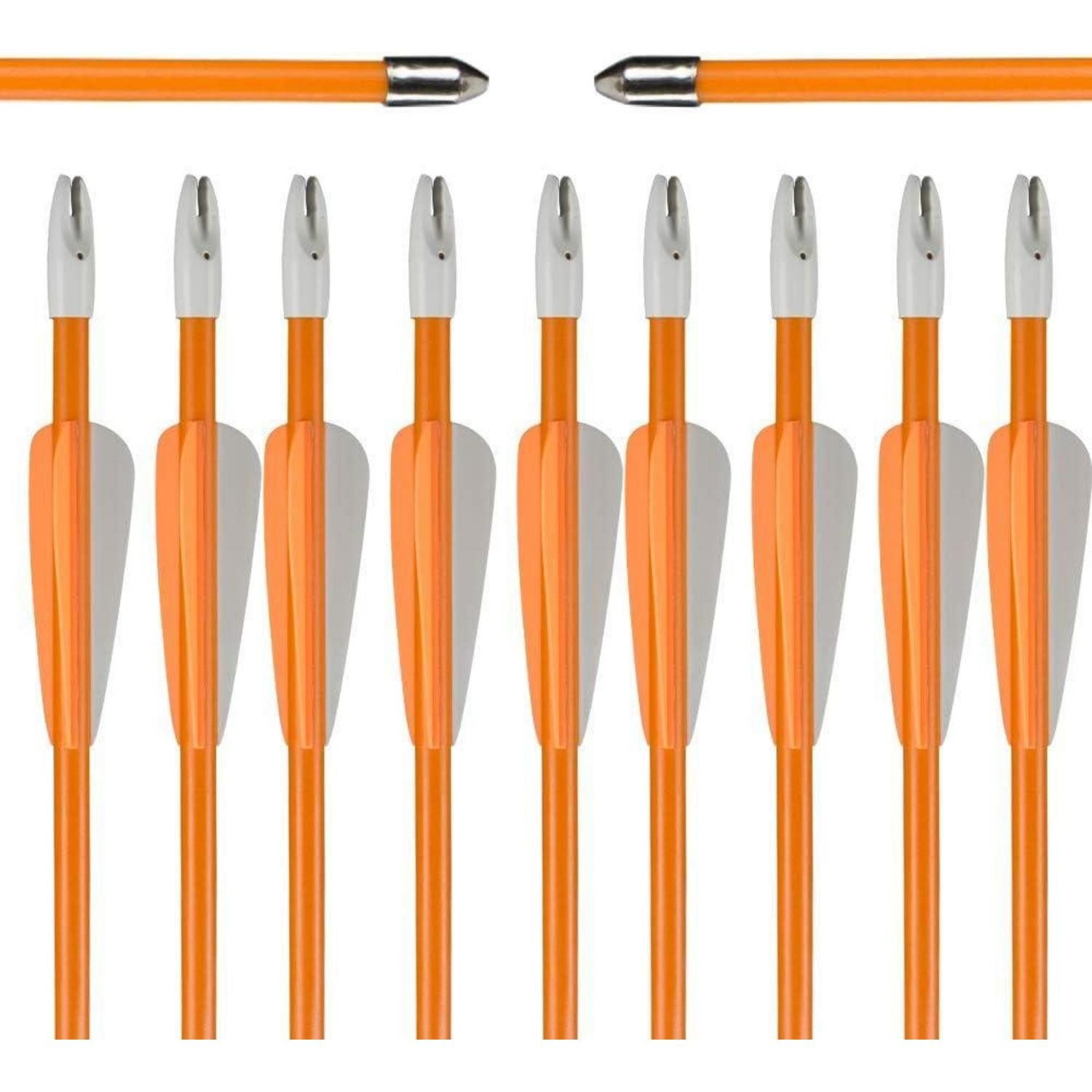 LuxusKollektion Compoundbogen Pfeile Bogenschießen 28/26 Zoll Fiberglas Übungspfeile Anfänger Bogen