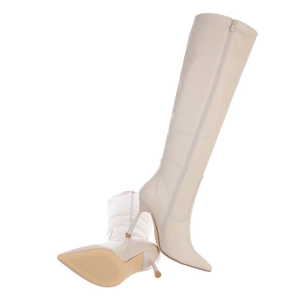 Ital-Design Damen Elegant High-Heel-Stiefel (81810000) Pfennig-/Stilettoabs günstig online kaufen