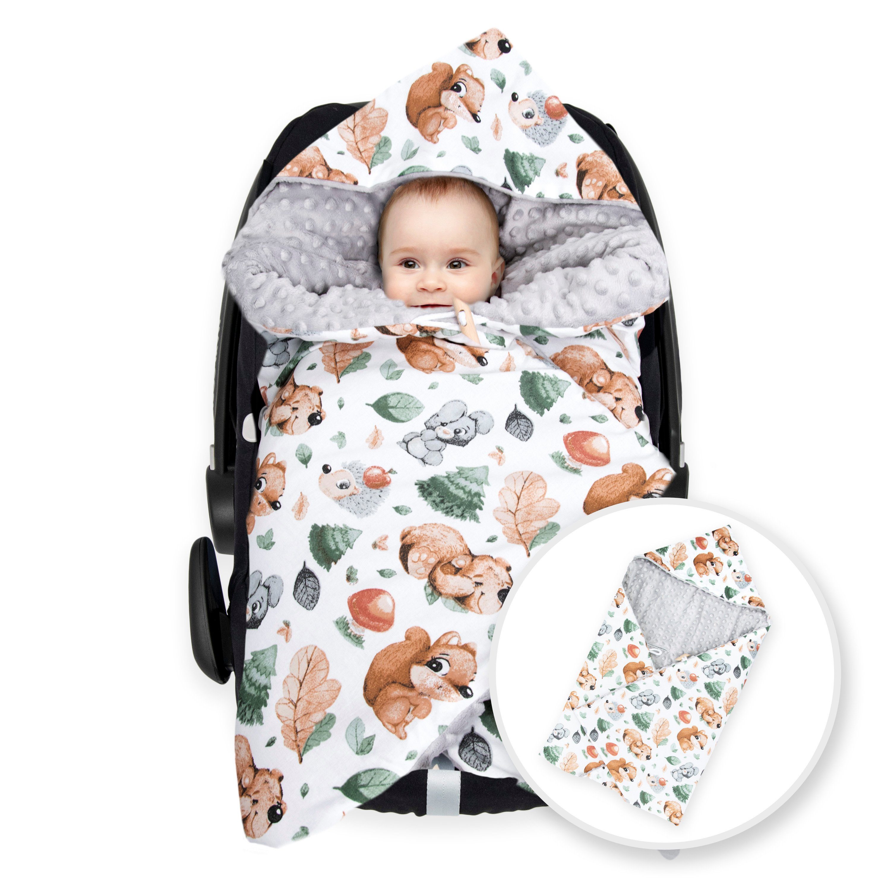 Einschlagdecke Babyschale - Kuscheldecke - Decke günstig online kaufen