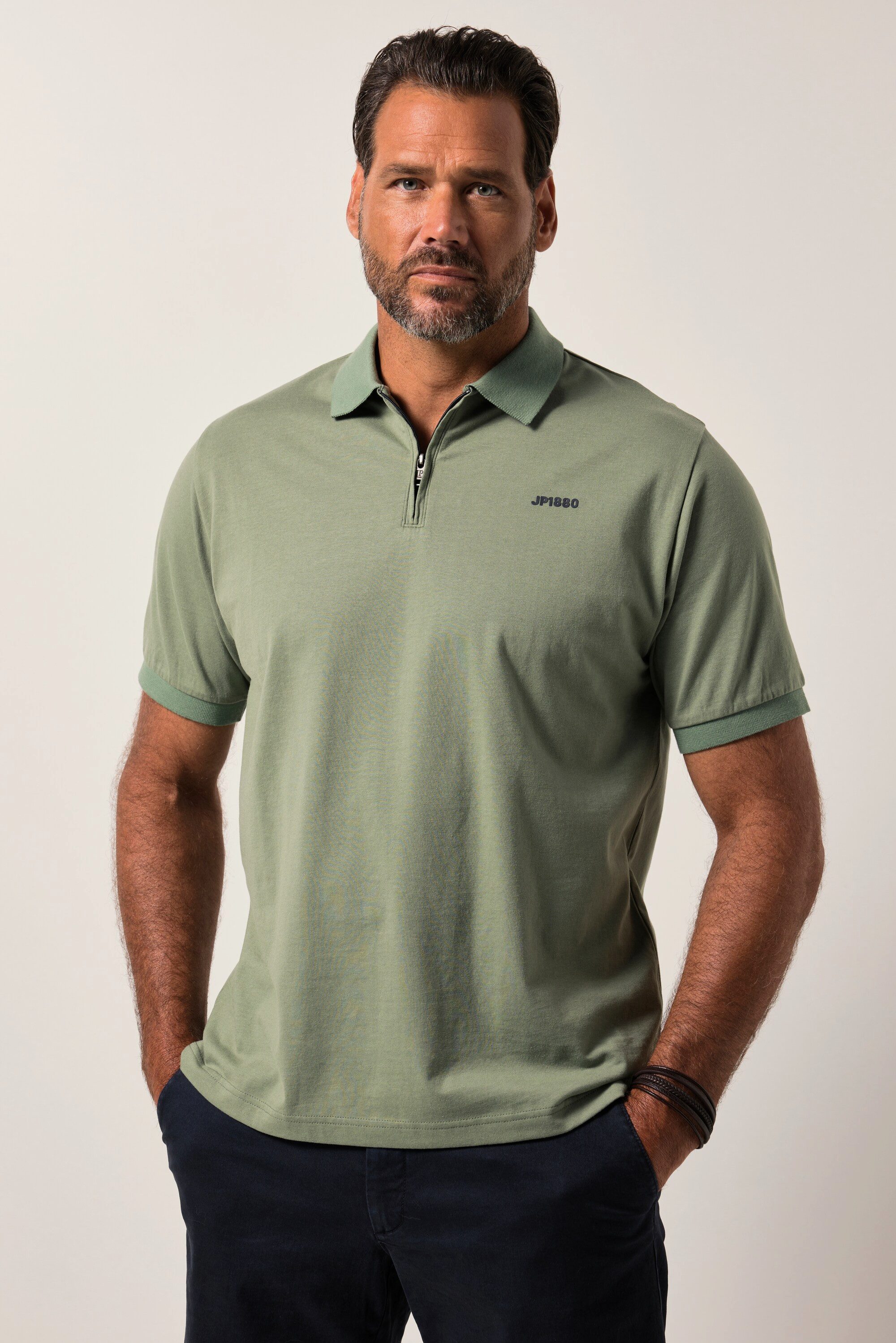 JP1880 Poloshirt JP1880 Poloshirt Halbarm Zipper günstig online kaufen