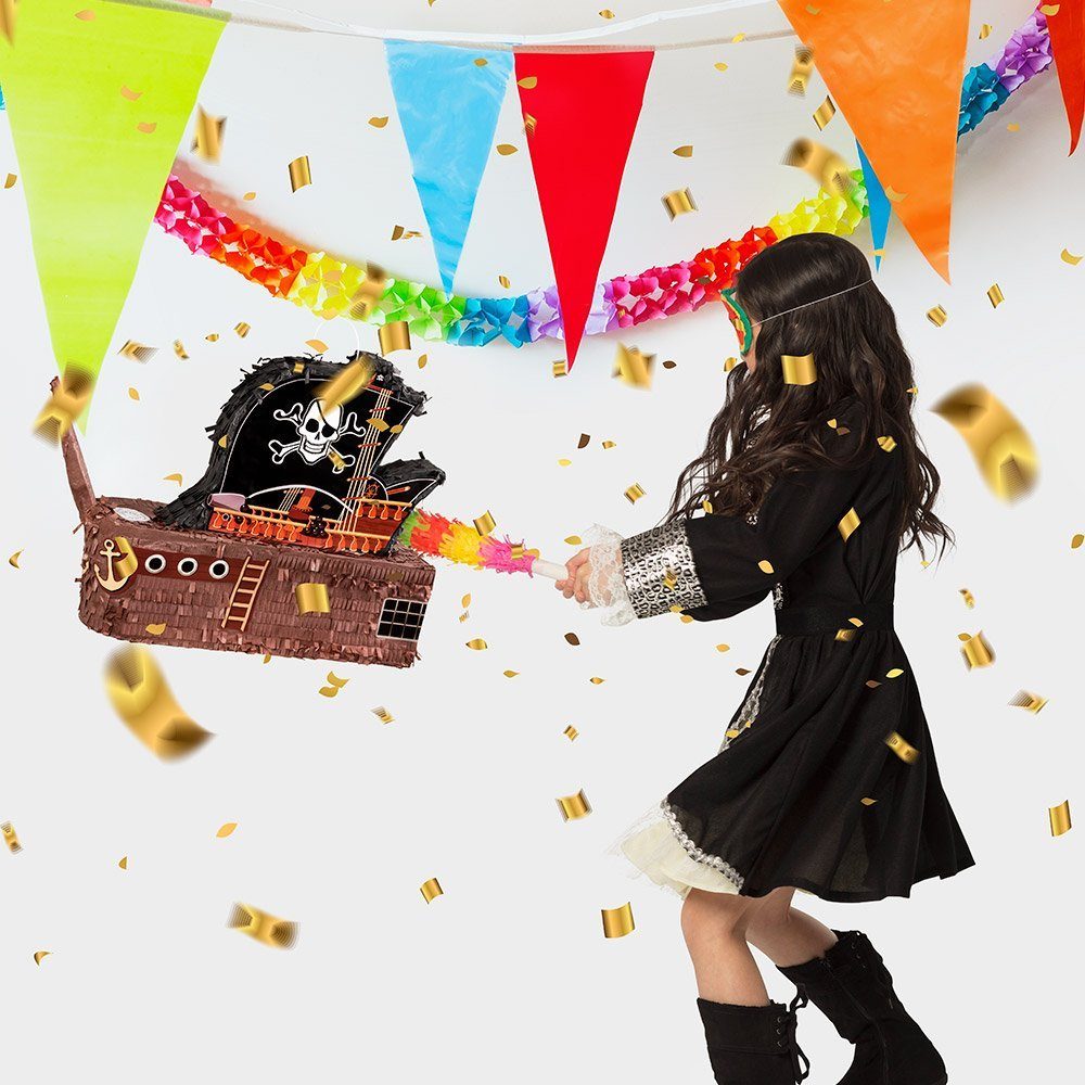 Boland Pinata Totenkopf Piñata, Klar zum Entern der Party: Pinata Deko für Piratengeburtstage!