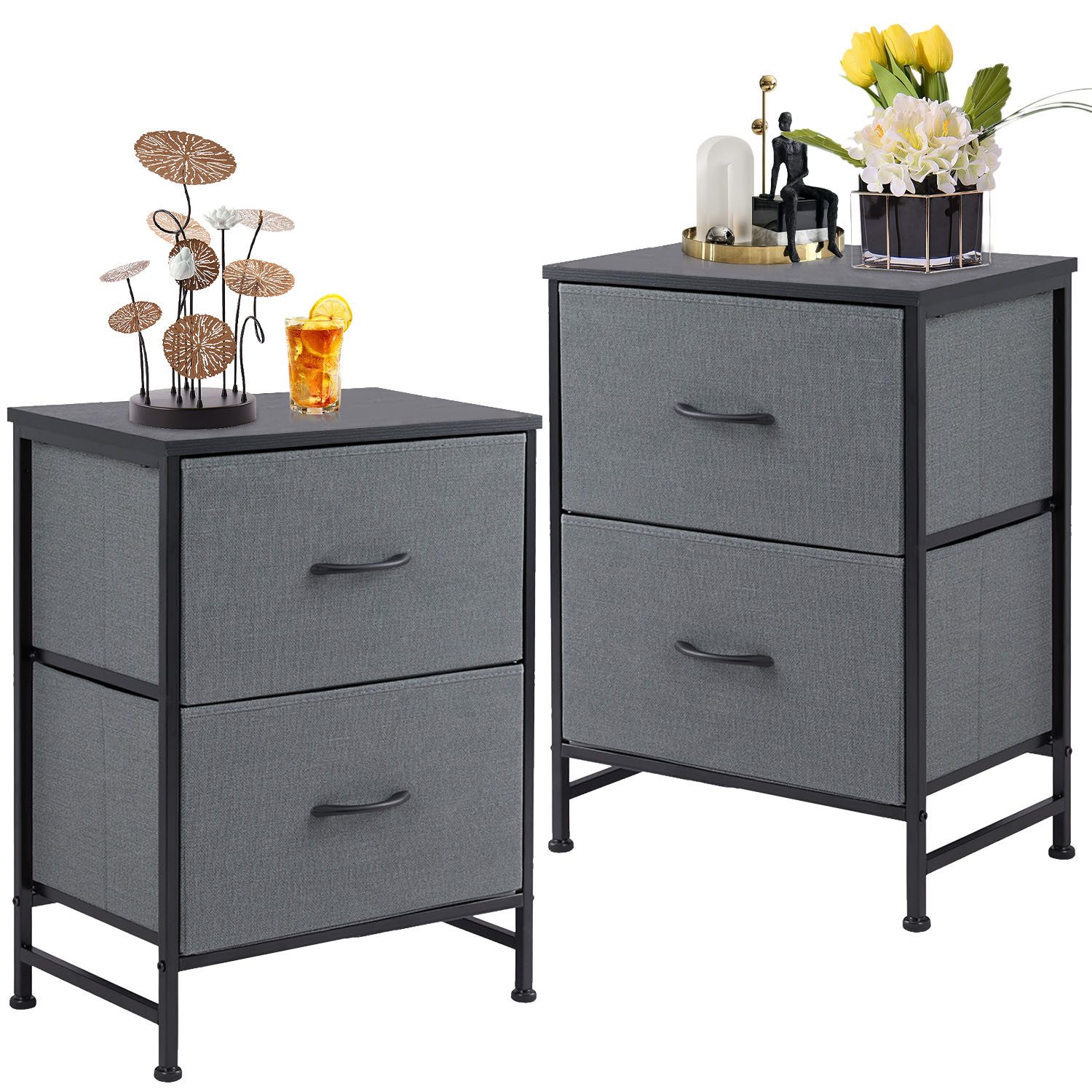 Refined Living Nachttisch Nachtkommode 2st - günstig online kaufen
