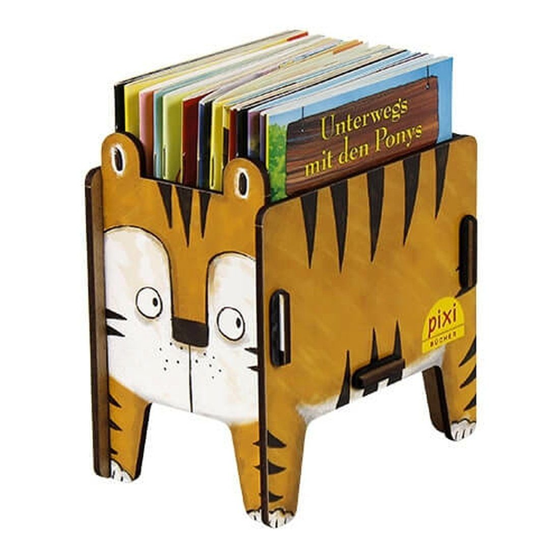 WERKHAUS® Organizer Werkhaus Pixi-Buch Box Aufbewahrunsbox Sammelbox Tiger WH0020