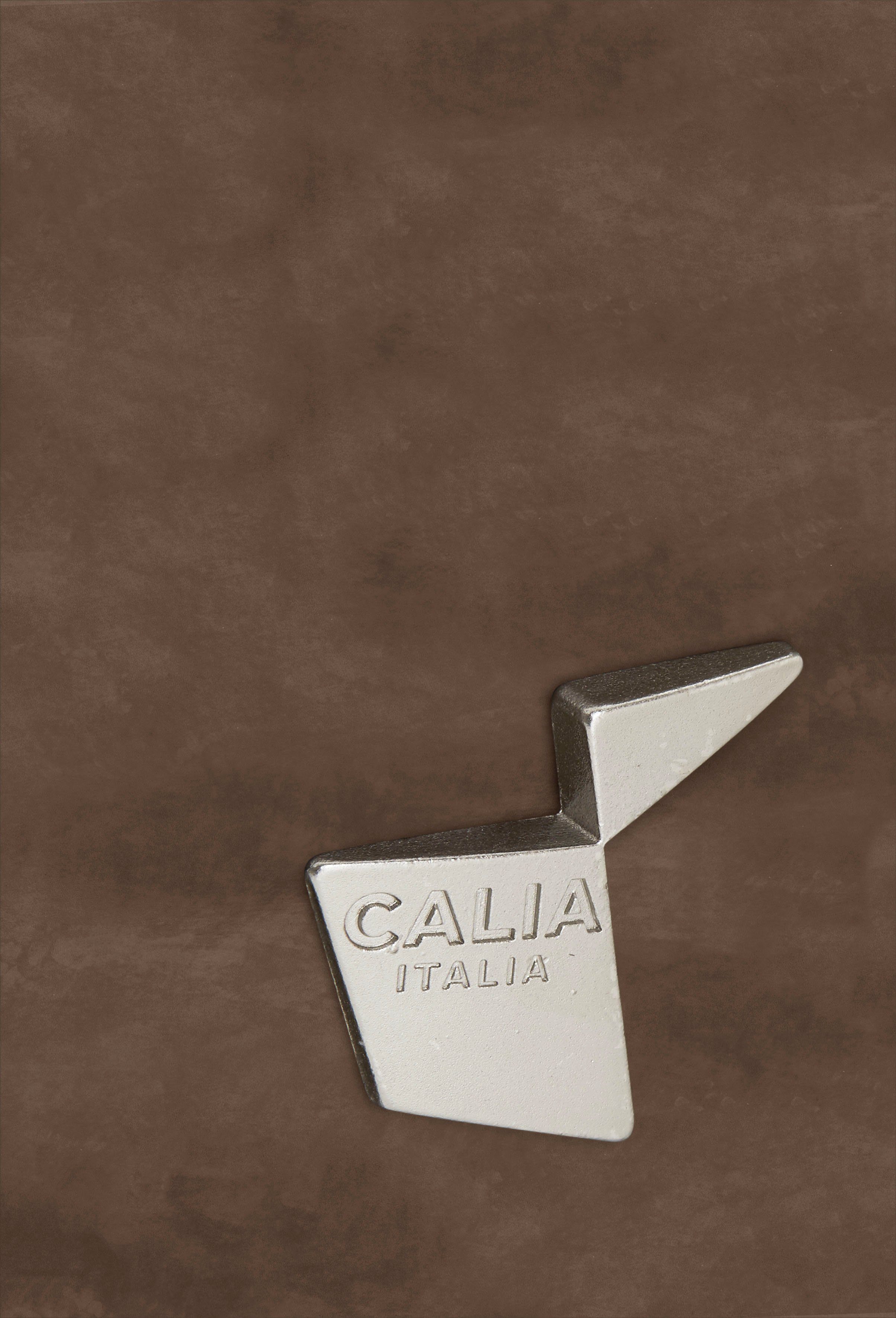 Gaia, Sessel Luxus-Microfaser Hydro brown Ginevra CALIA Care mit ITALIA