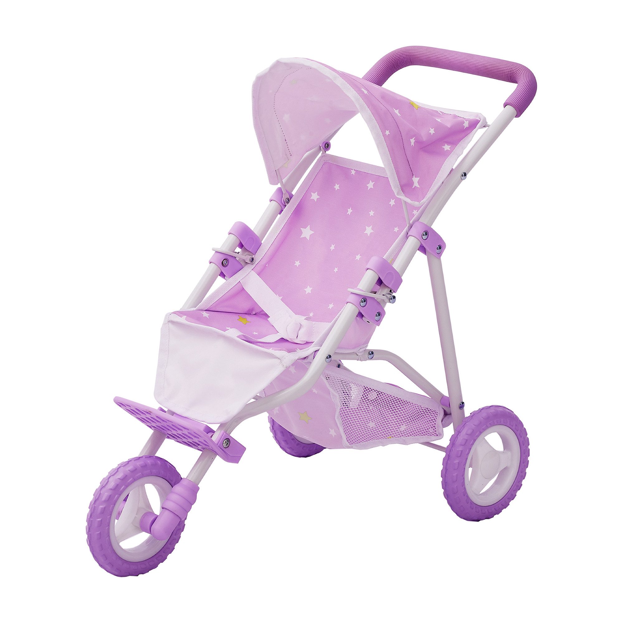TEAMSON™ KIDS    Puppenwagen Puppenbuggy Twinkle Star lila leicht faltbar günstig online kaufen