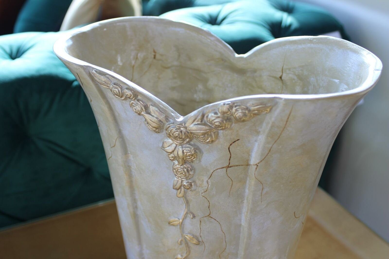 JVmoebel Dekoschale Schale Deko Sofort Dekoration Blumen Vasen Tisch Vase Design Wohnzimmer Designer