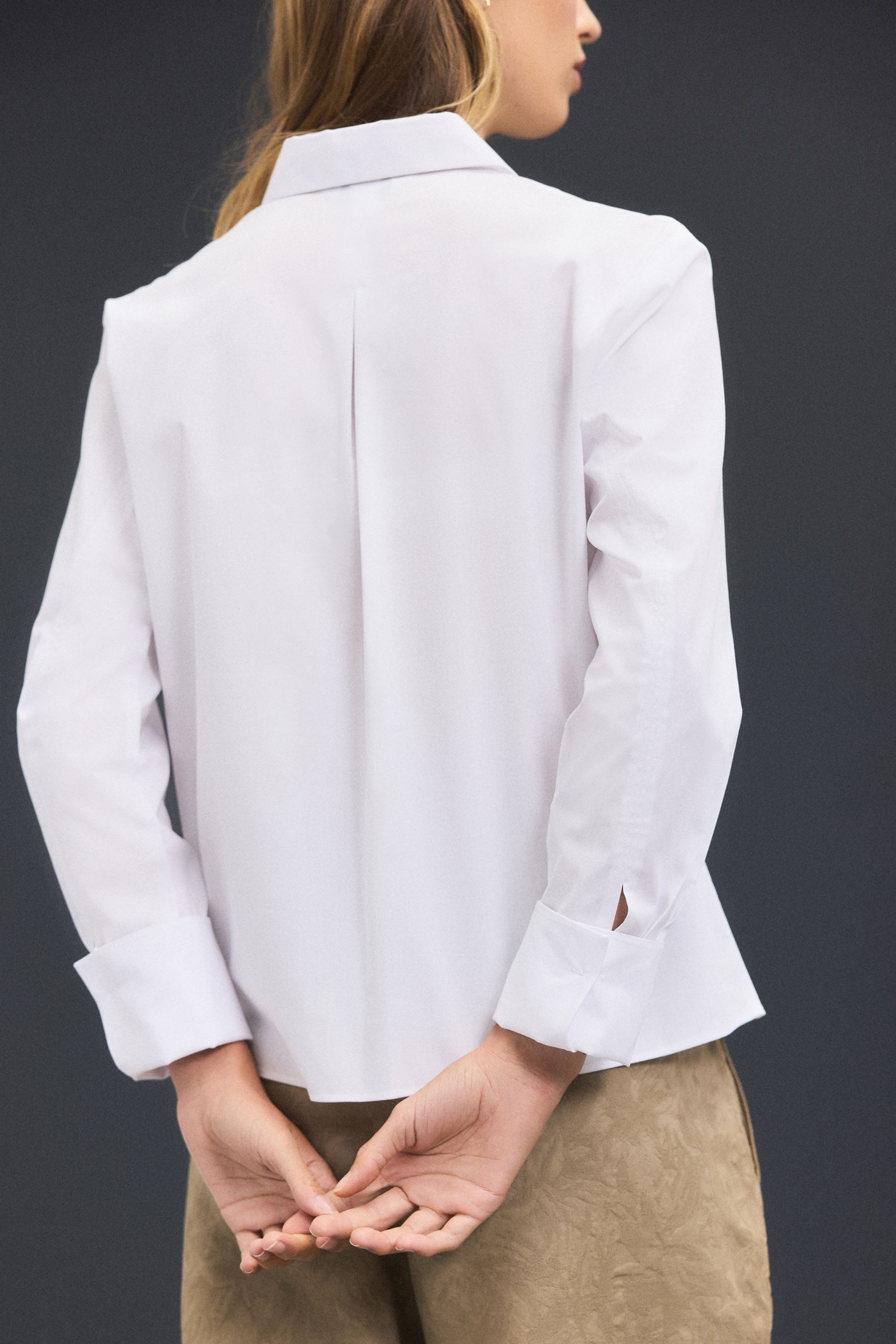 Next Langarmhemd Körpernahes Essential Langarmshirt mit Stretch (1-tlg) günstig online kaufen