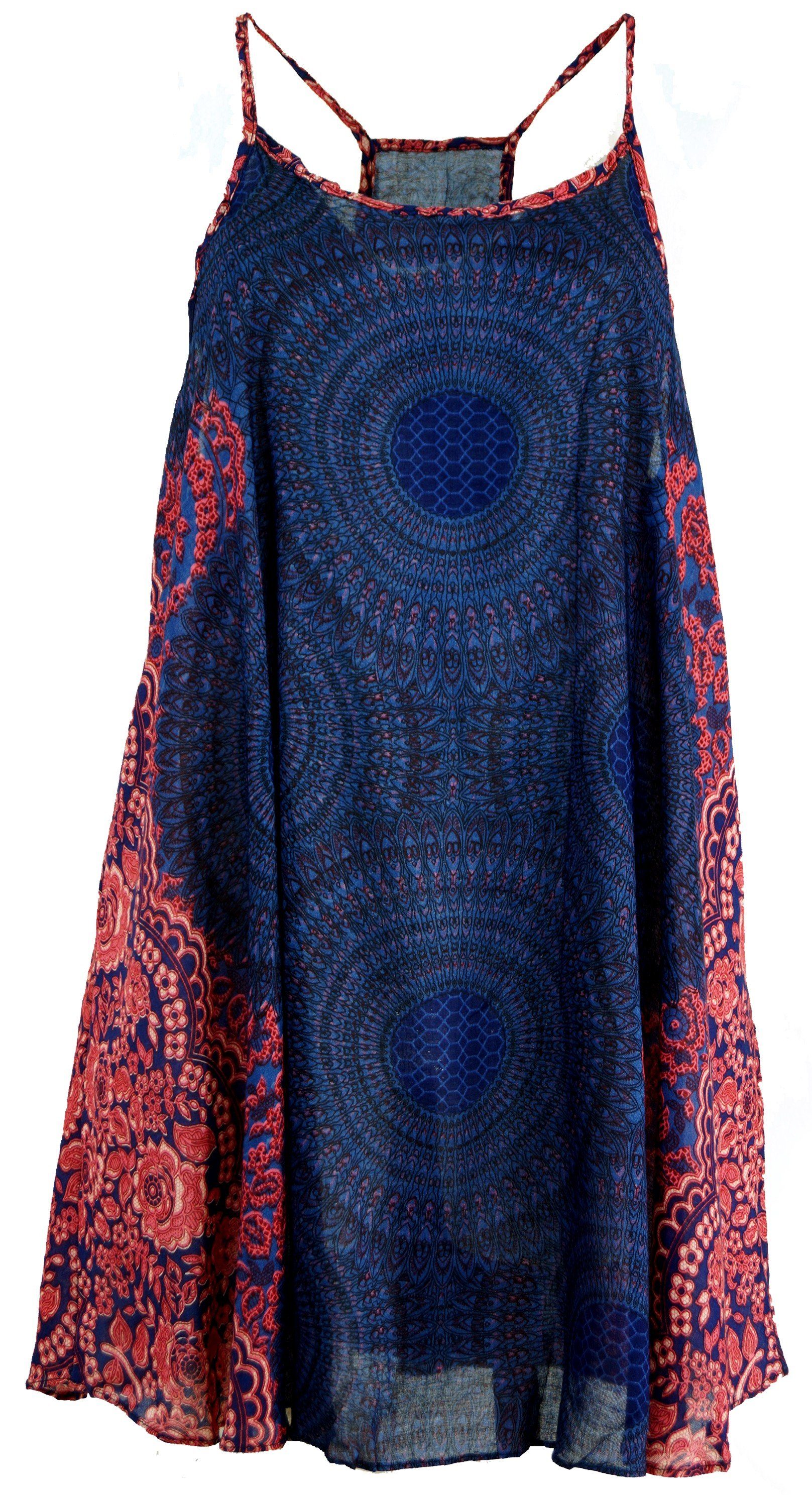 Guru-Shop Midikleid Boho Mandala Minikleid, Trägerkleid,.. günstig online kaufen