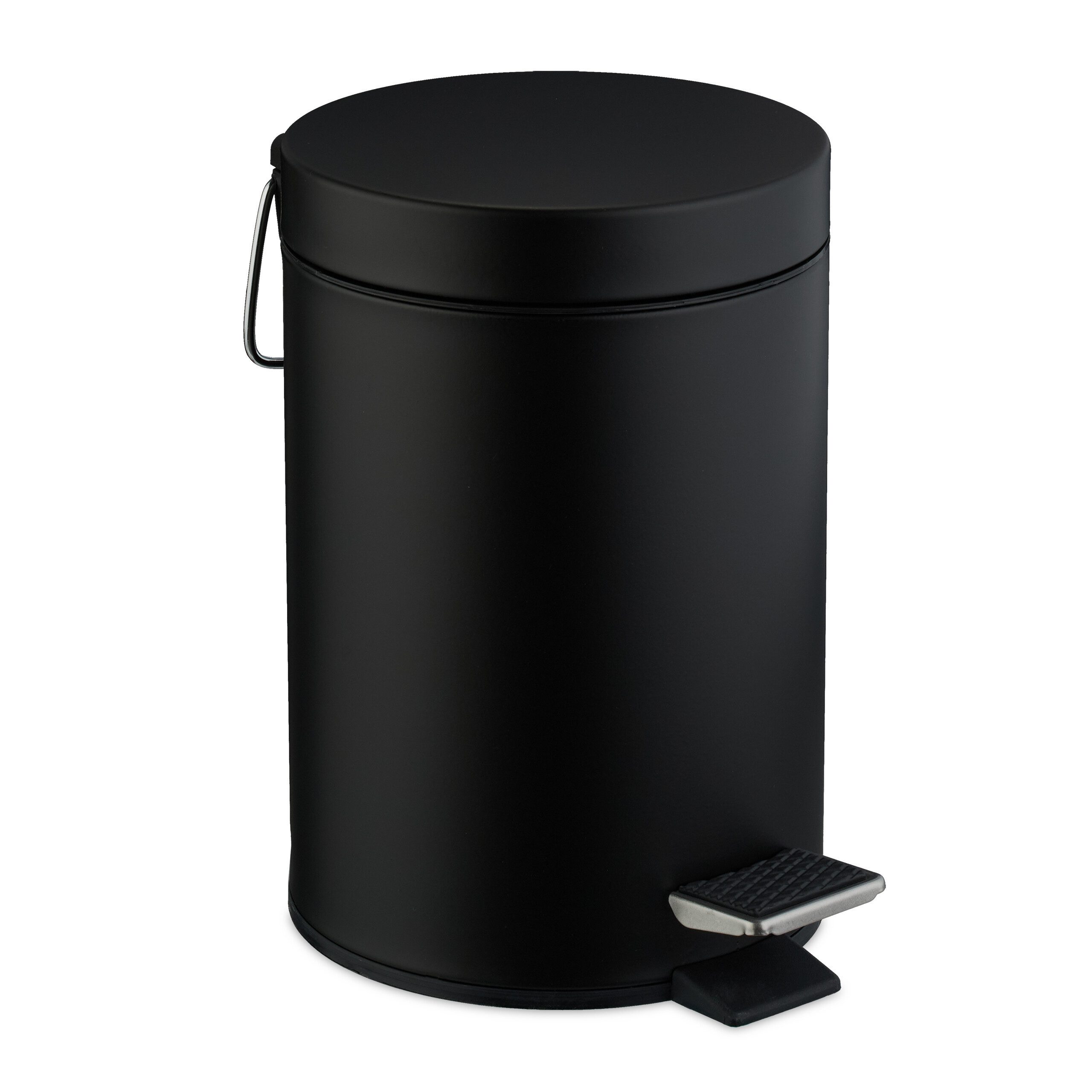 relaxdays Kosmetikeimer 3 Liter, schwarz