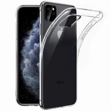 CoolGadget Handyhülle Transparent Ultra Slim Case für Apple iPhone 11 Pro 5,8 Zoll, Silikon Hülle Dünne Schutzhülle für iPhone 11 Pro Hülle