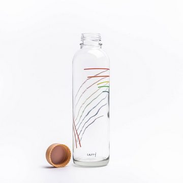 Trinkflasche CARRY 0.7 l RAINBOW GLAS, Regional produziert