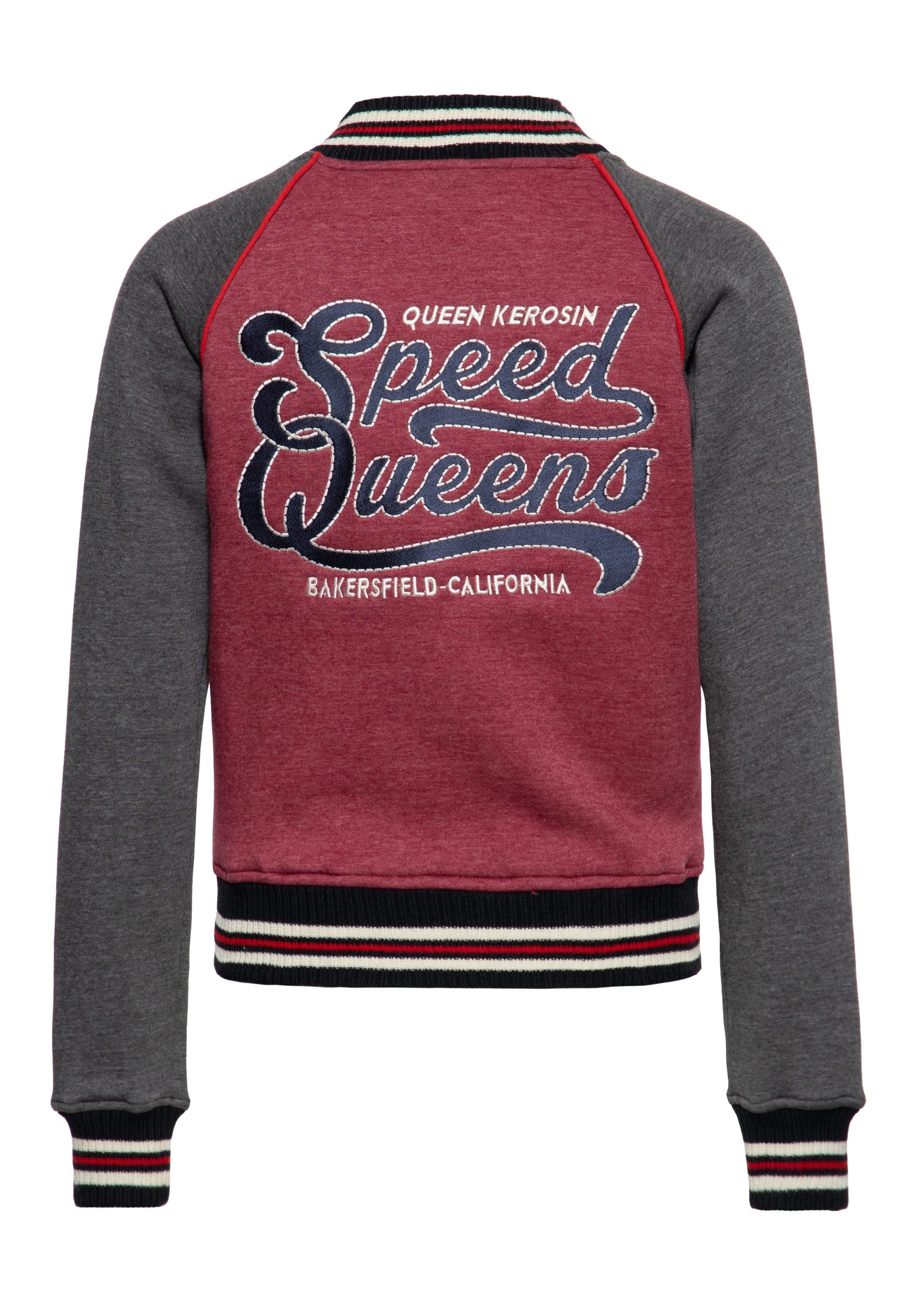 QueenKerosin Collegejacke Speed Queens (1-St) mit günstig online kaufen