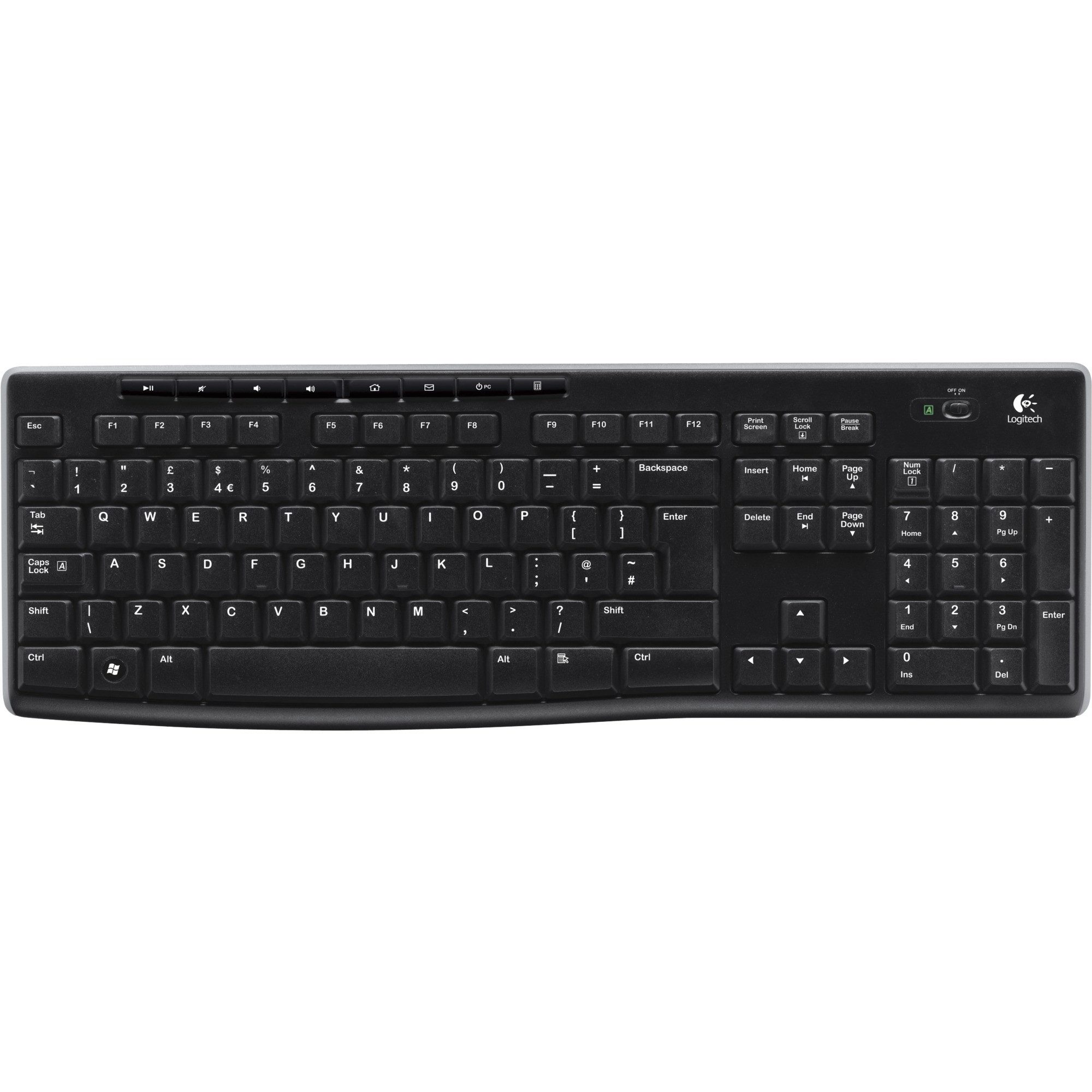 Logitech Logitech Wireless Keyboard K270, Tastatur Tastatur