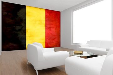 WandbilderXXL Fototapete Belgien, glatt, Länderflaggen, Vliestapete, hochwertiger Digitaldruck, in verschiedenen Größen