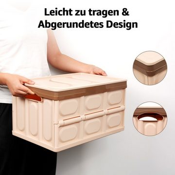 MULISOFT Stapelbox Aufbewahrungsboxen mit Deckel Kisten Kunststoff Klappbox (1 St)