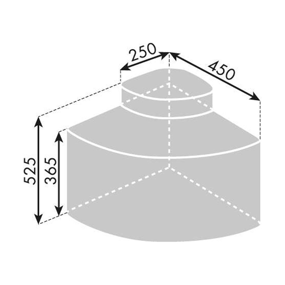 Naber Einbaumülleimer Abfallsammler Cabbi® 4 plus, anthrazit