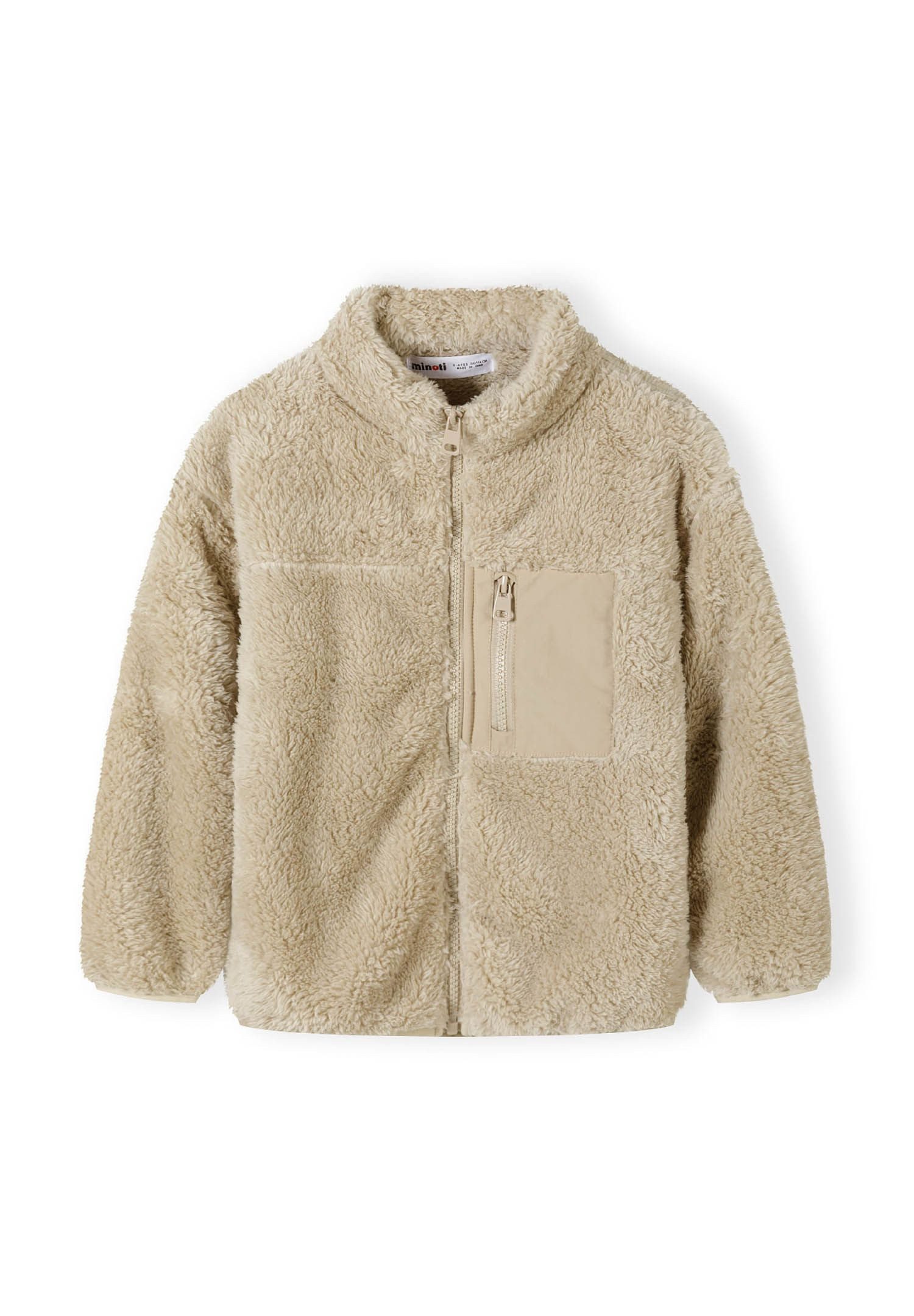 MINOTI Sweatshirt Sherpa-Fleecejacke mit Brusttasche und Reißverschluss  (9 günstig online kaufen