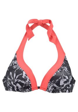 Sunseeker Bügel-Bikini-Top Mono, mit kontrastfarbenem Einsatz