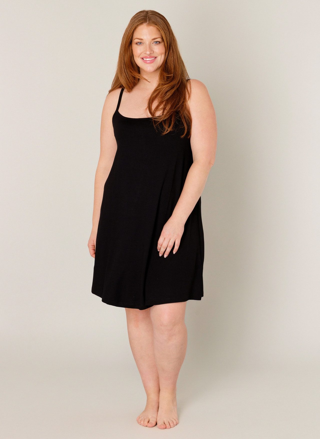 Base Level Curvy Trägerkleid Alissa Verstellbare Träger