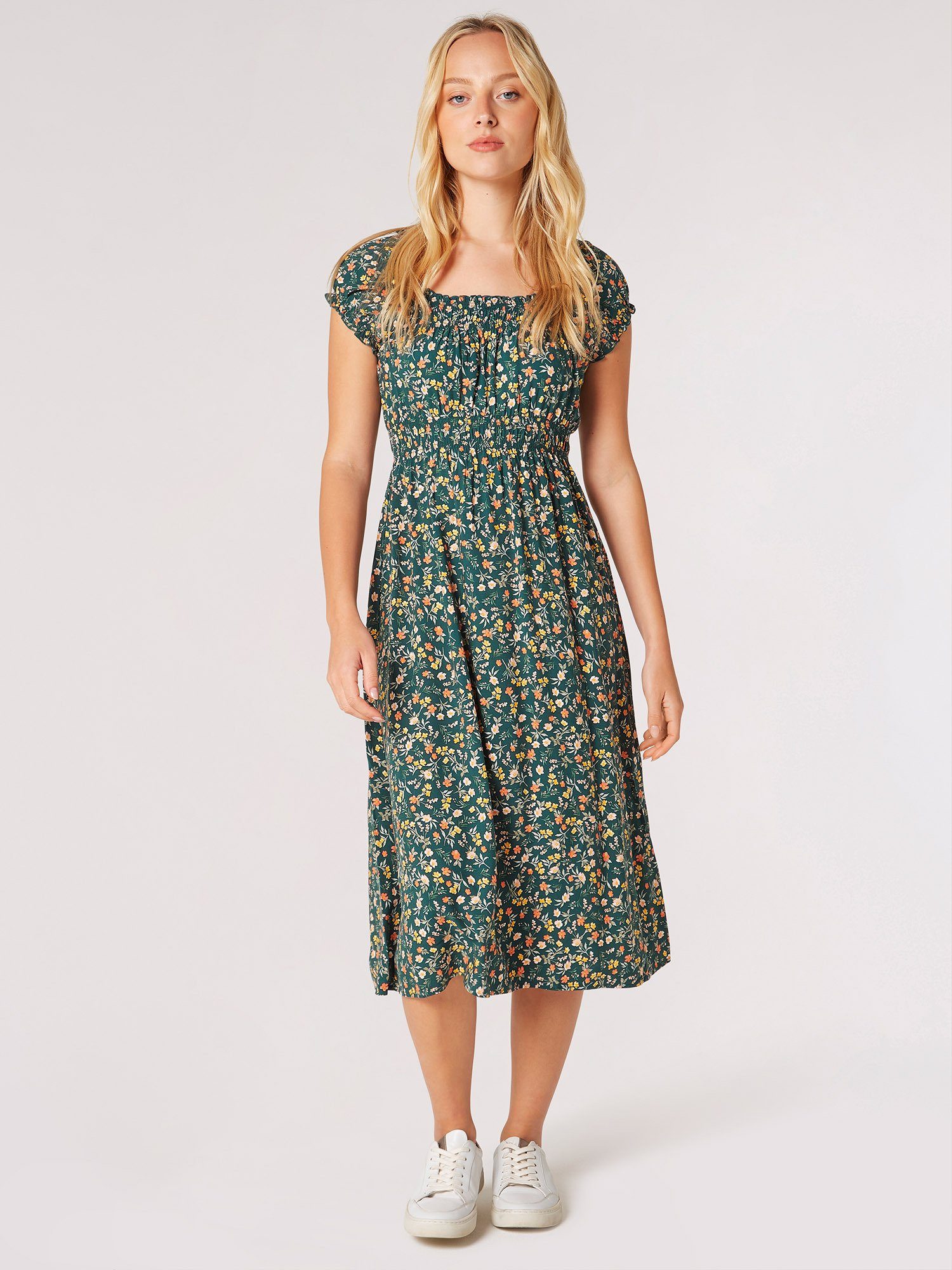 Midikleid Florales Midikleid