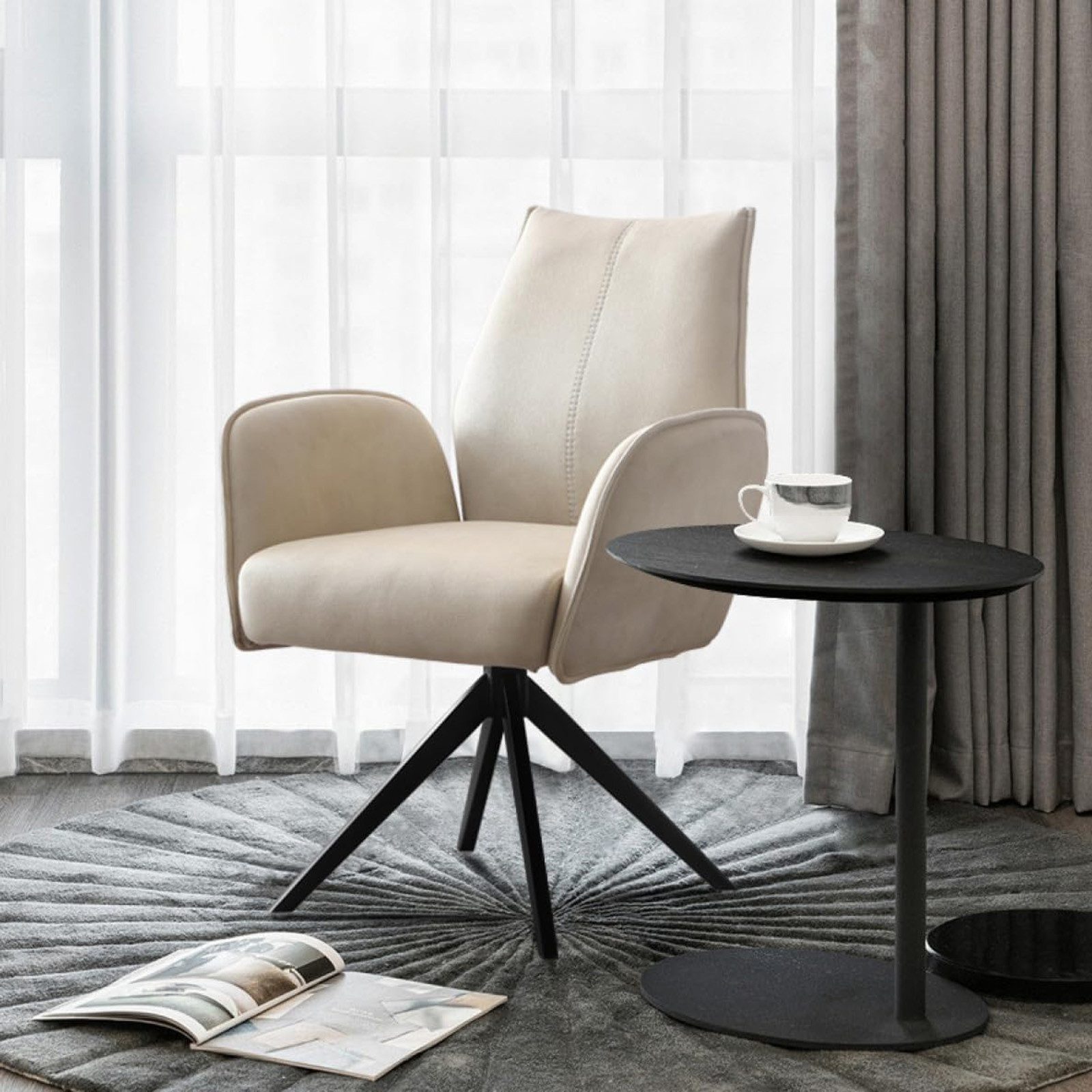 HTI-Living Esszimmerstuhl Esszimmerstühle 2er Set drehbar (Set, 2 St), Stuh günstig online kaufen