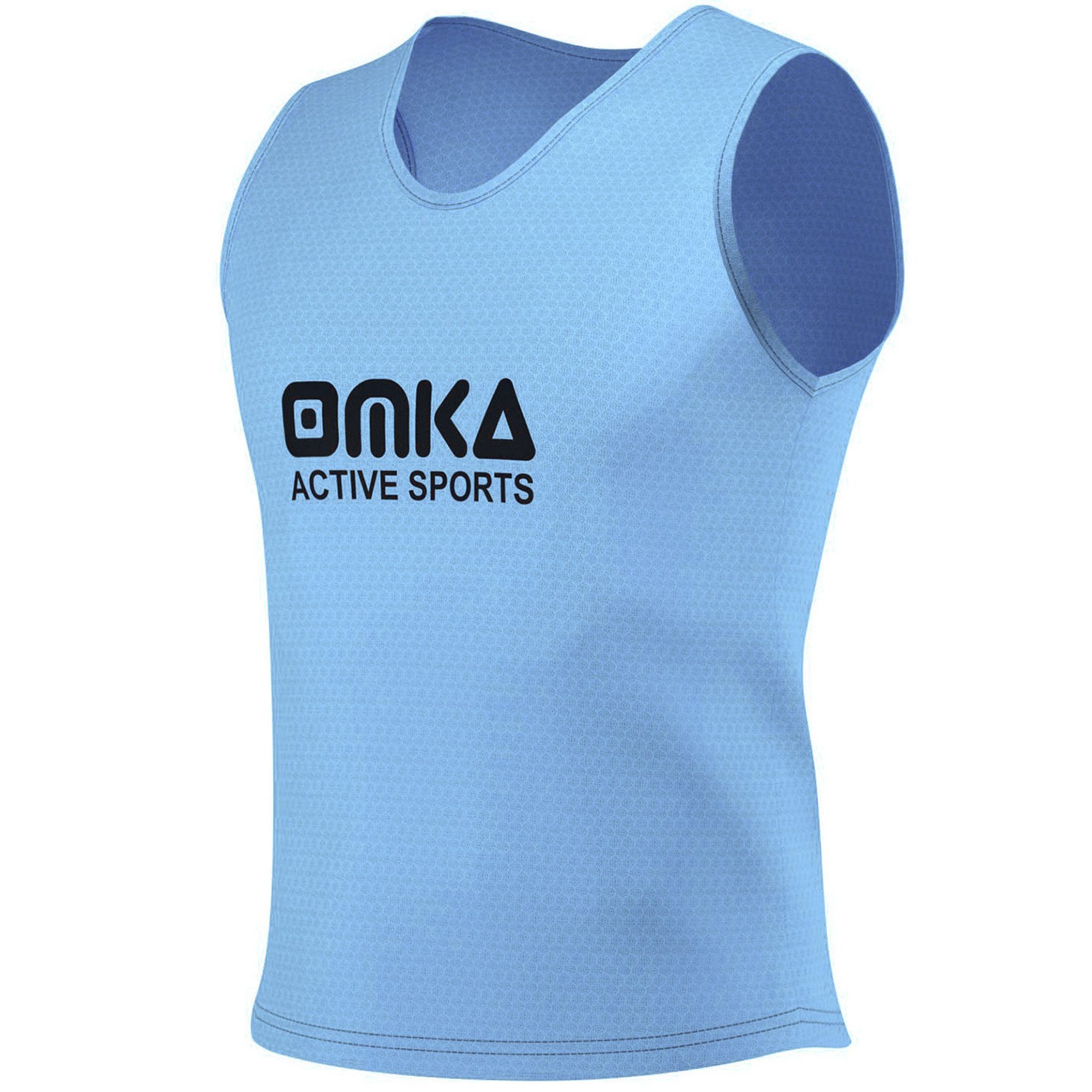 OMKA Trainingsleibchen OKLB01 12er Pack (Spar-Set, 12er-Pack) 12x OMKA Fußball Leibchen Trainingsleibchen