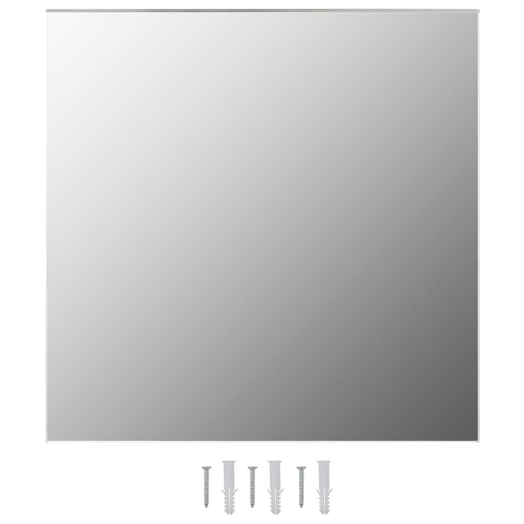 2 Wandspiegel Stk. Glas cm Quadratisch 60x60 furnicato