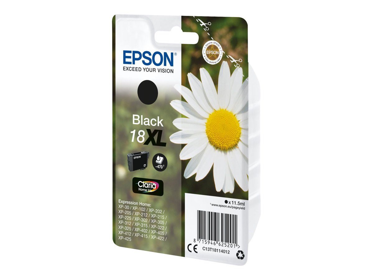 Thumbnail - Epson EPSON 18XL XL Schwarz Tintenpatrone Tintenpatrone