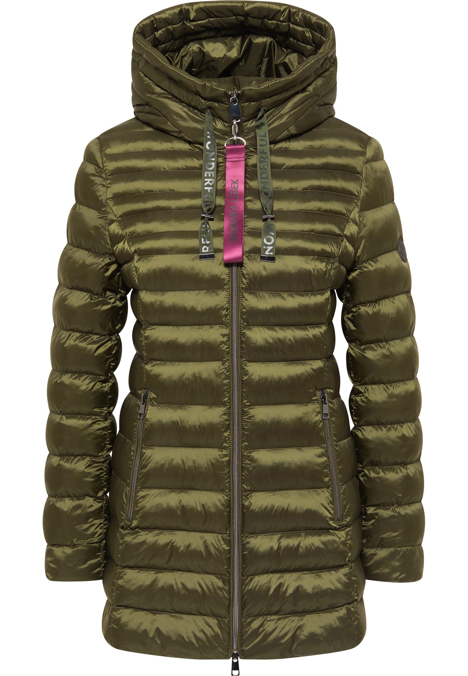 Barbara Lebek Kurzjacke Jacke Stepp mit Kapuze