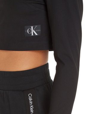 Calvin Klein Jeans Langarmshirt TECHNICAL KNIT MOCK NECK