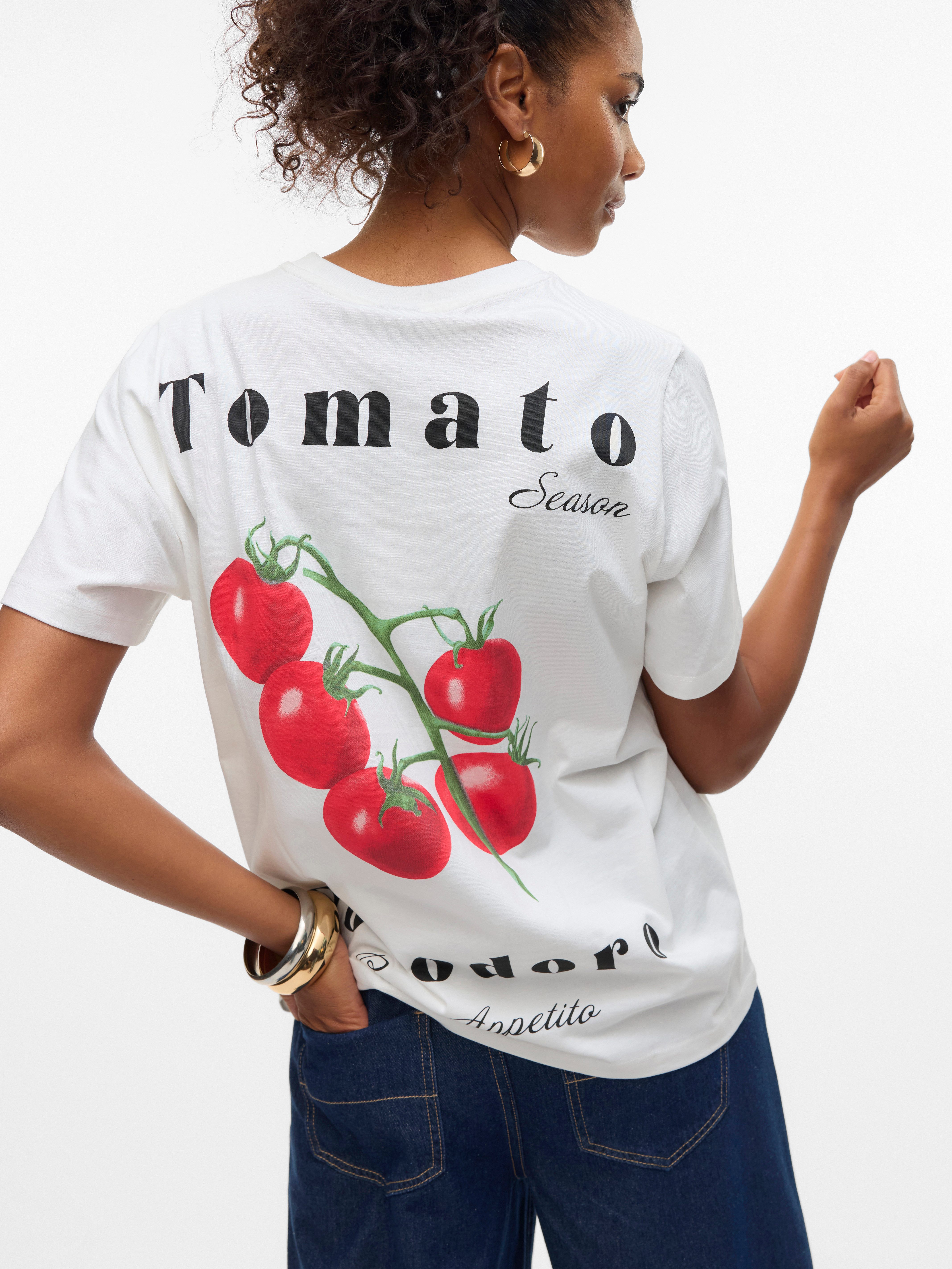 Vero Moda Kurzarmshirt VMAYA CATY SS TOP BOX JRS GA