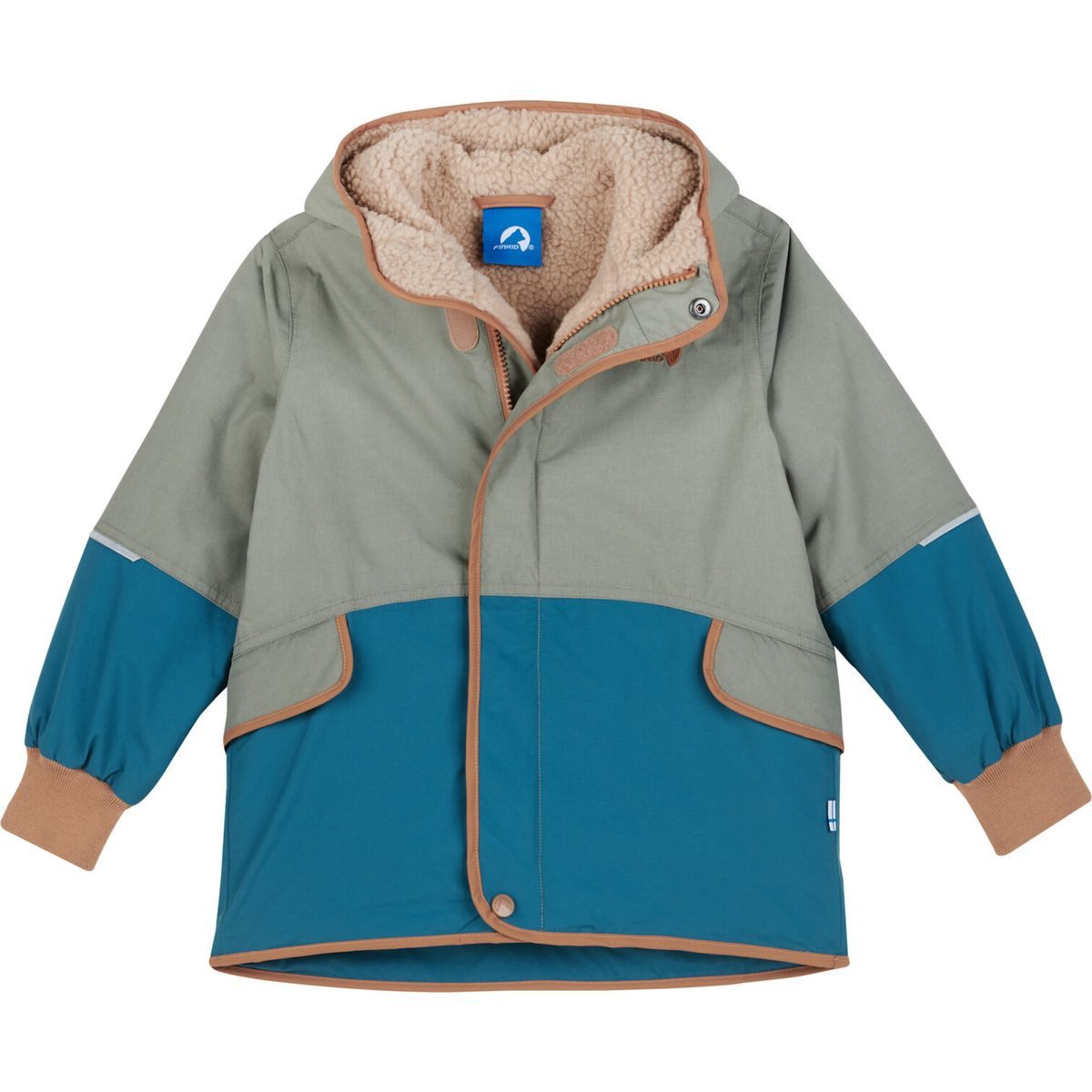 Finkid Hardshelljacke Moska Mukka Vielseitige, warme und wetterfeste Kinder-Winterjacke mit weichem