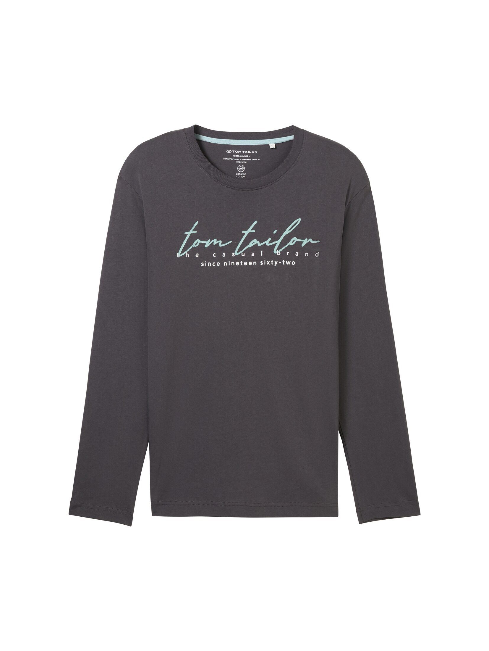 TOM TAILOR Langarmshirt mit Logo-Print günstig online kaufen