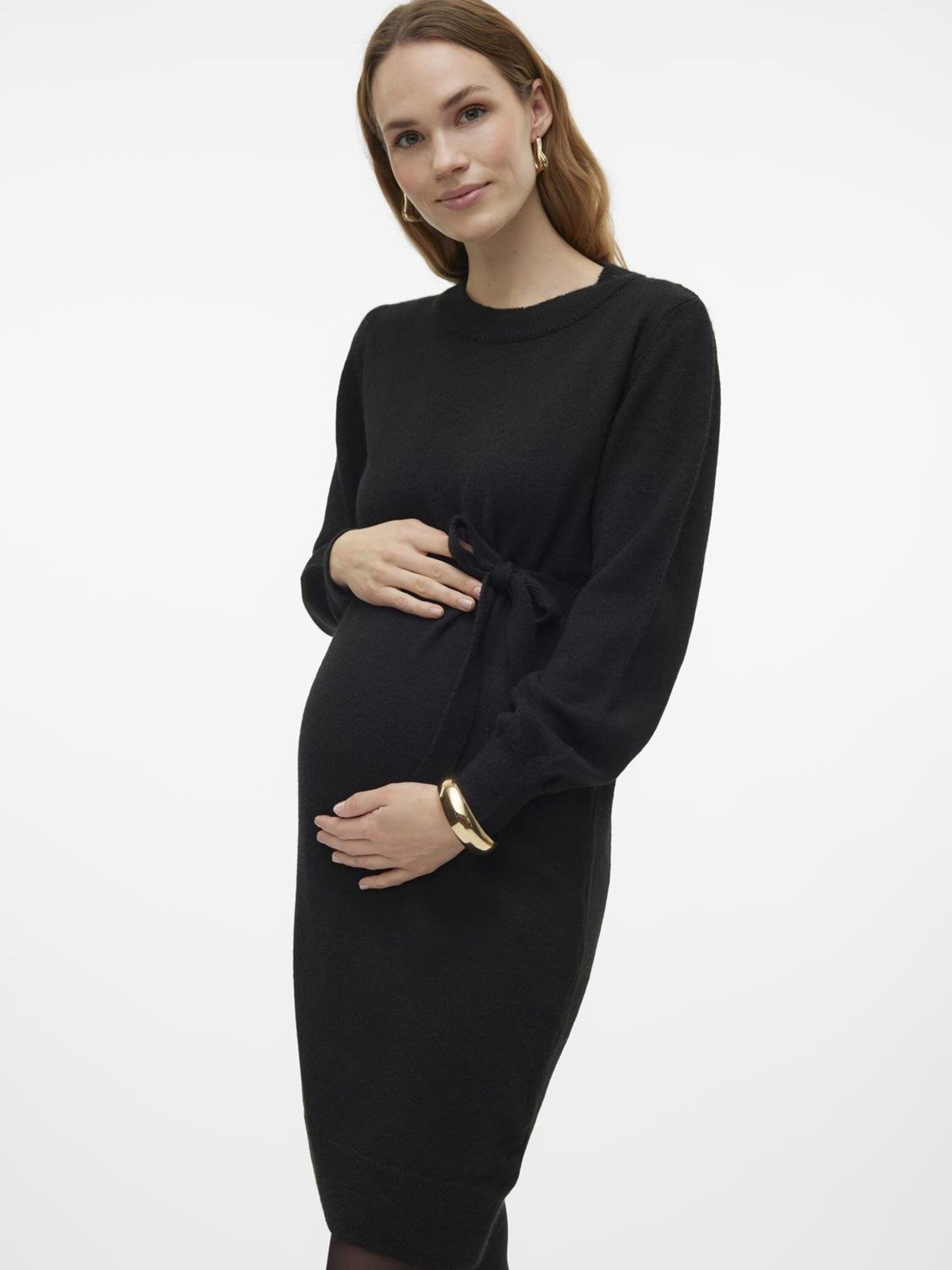 Mamalicious Strickkleid MLNewanne (1-tlg) Plain/ohne Details günstig online kaufen