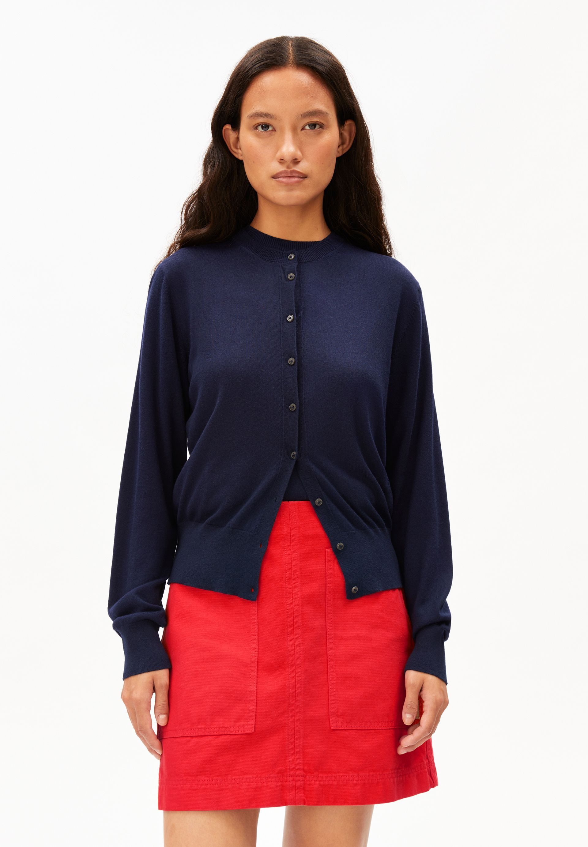 Armedangels Cardigan FINE KNIT Strickjacke aus Bio-Baumwoll Mix (Regular Fi günstig online kaufen