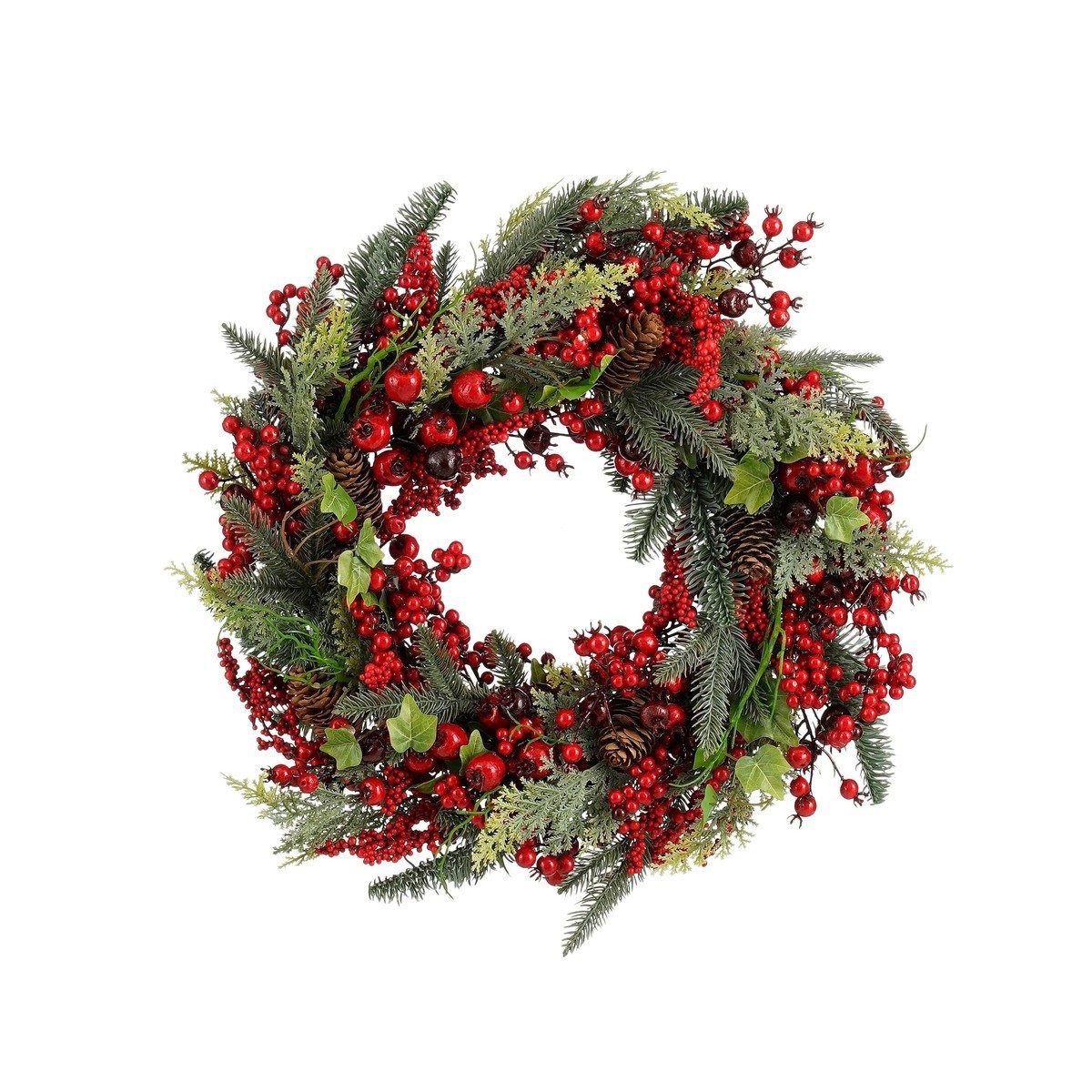 Mica Decorations Dekokranz Mica Decorations Norah Kranz rot - h13xd50cm