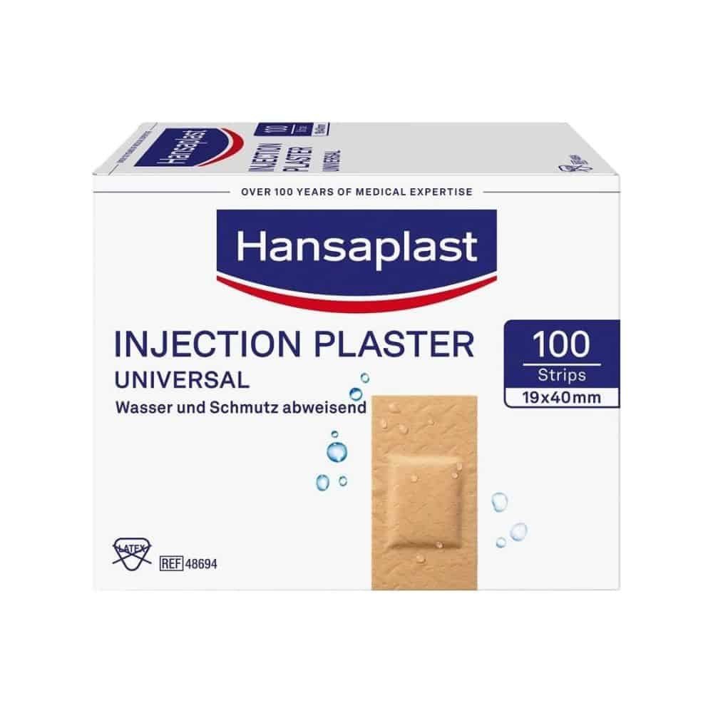Hansaplast Wundpflaster Hansaplast Universal Injektionspflaster 4 x 1,9 cm - 100 Stück