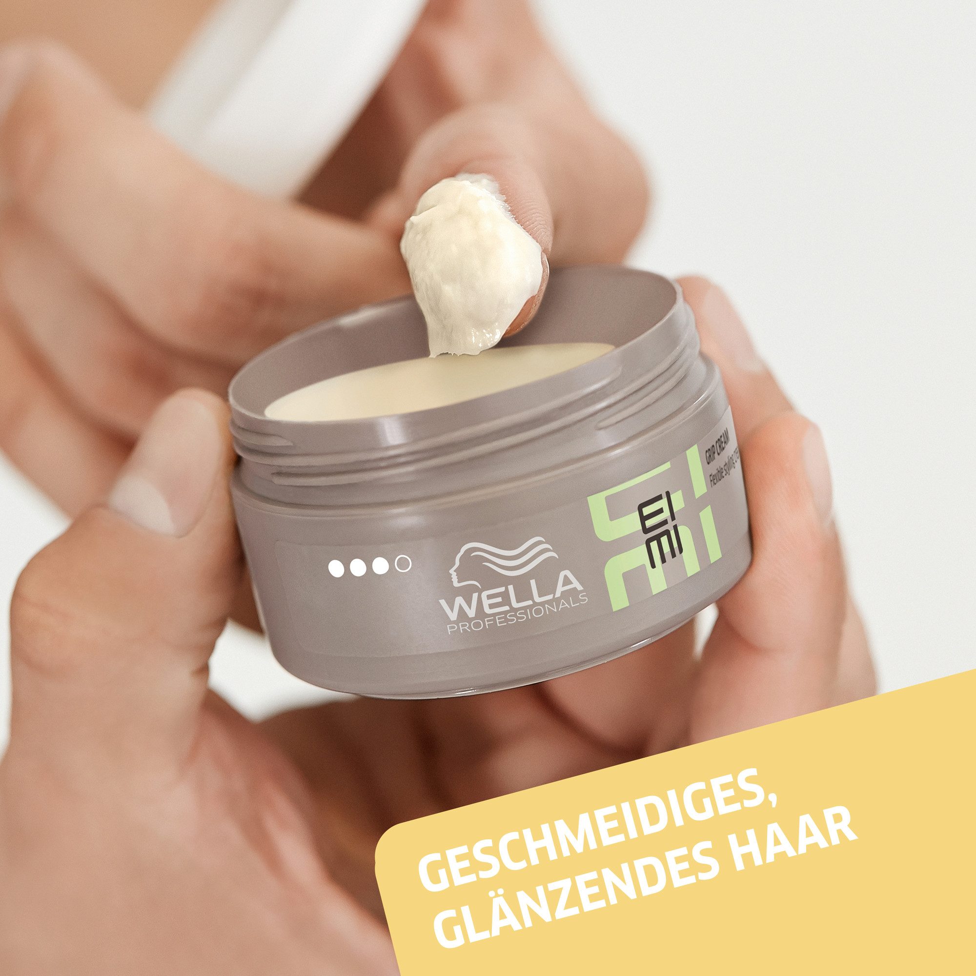 Wella Professionals Haarbalsam EIMI Just Brilliant Glanz Pomade, glättend, ultimativer Glanz, reduziert Frizz