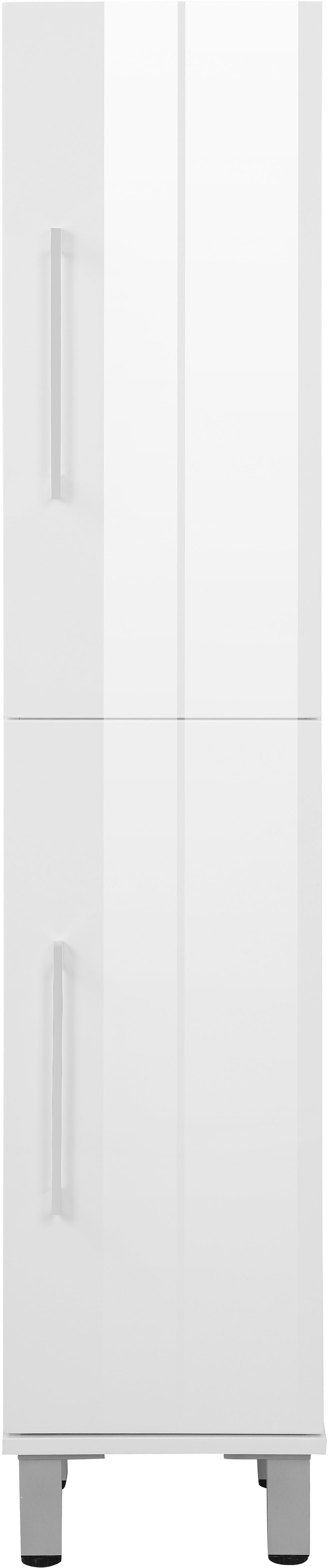 welltime Hochschrank Florenz Breite 30cm,Badezimmerschrank,Badschrank,2 Türen