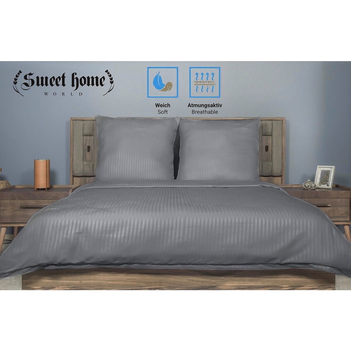 Sweet Home World Bettwäsche Deluxe aus günstig online kaufen