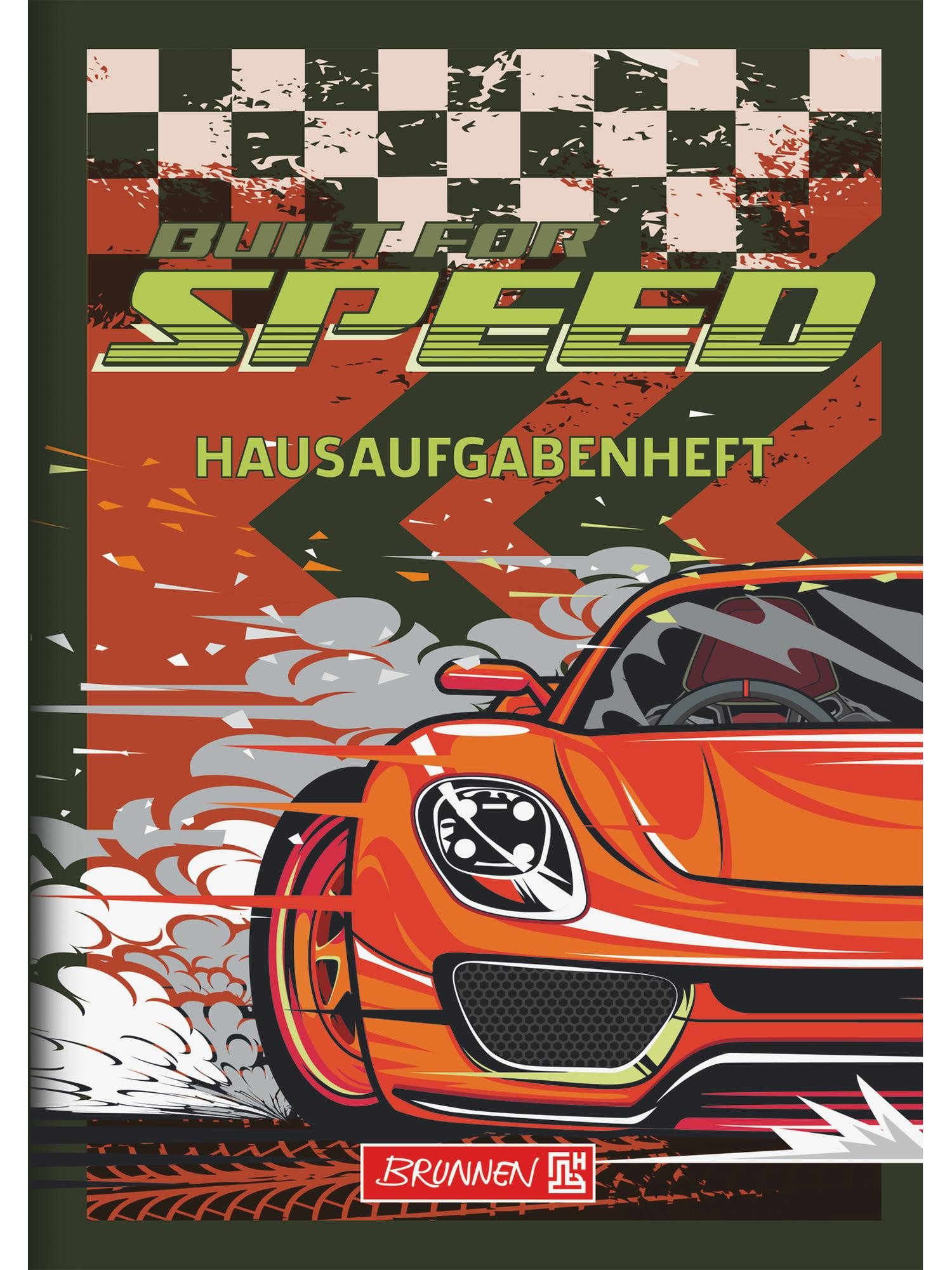 Baier & Schneider Schulheft Hausaufgabenheft A5 für 44 Wochen mit Stickerbogen, Stickerbogen und Seitenleiste