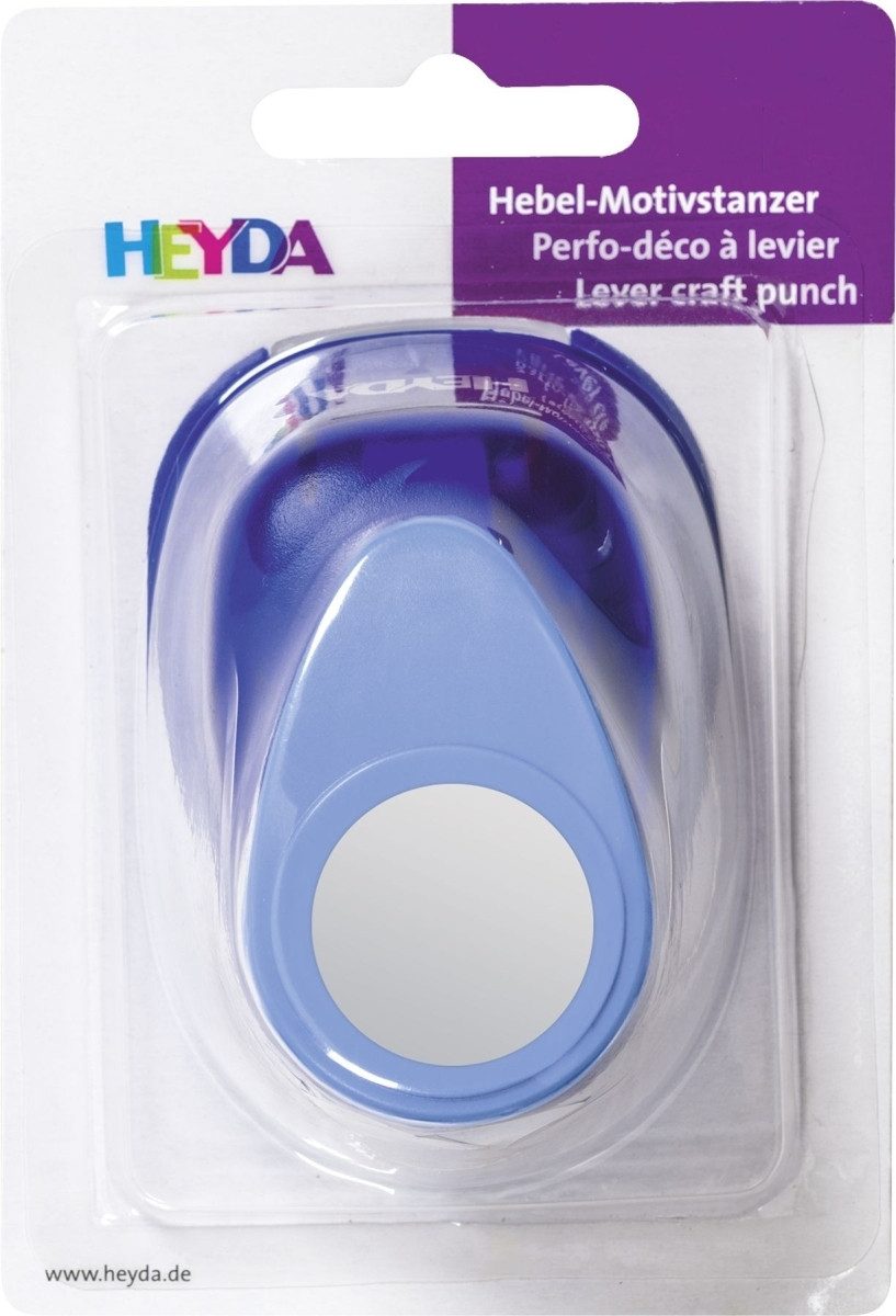 Heyda Motivstanzer Motivstanzer für Karton bis 220g/qm groß Kreis 25mm