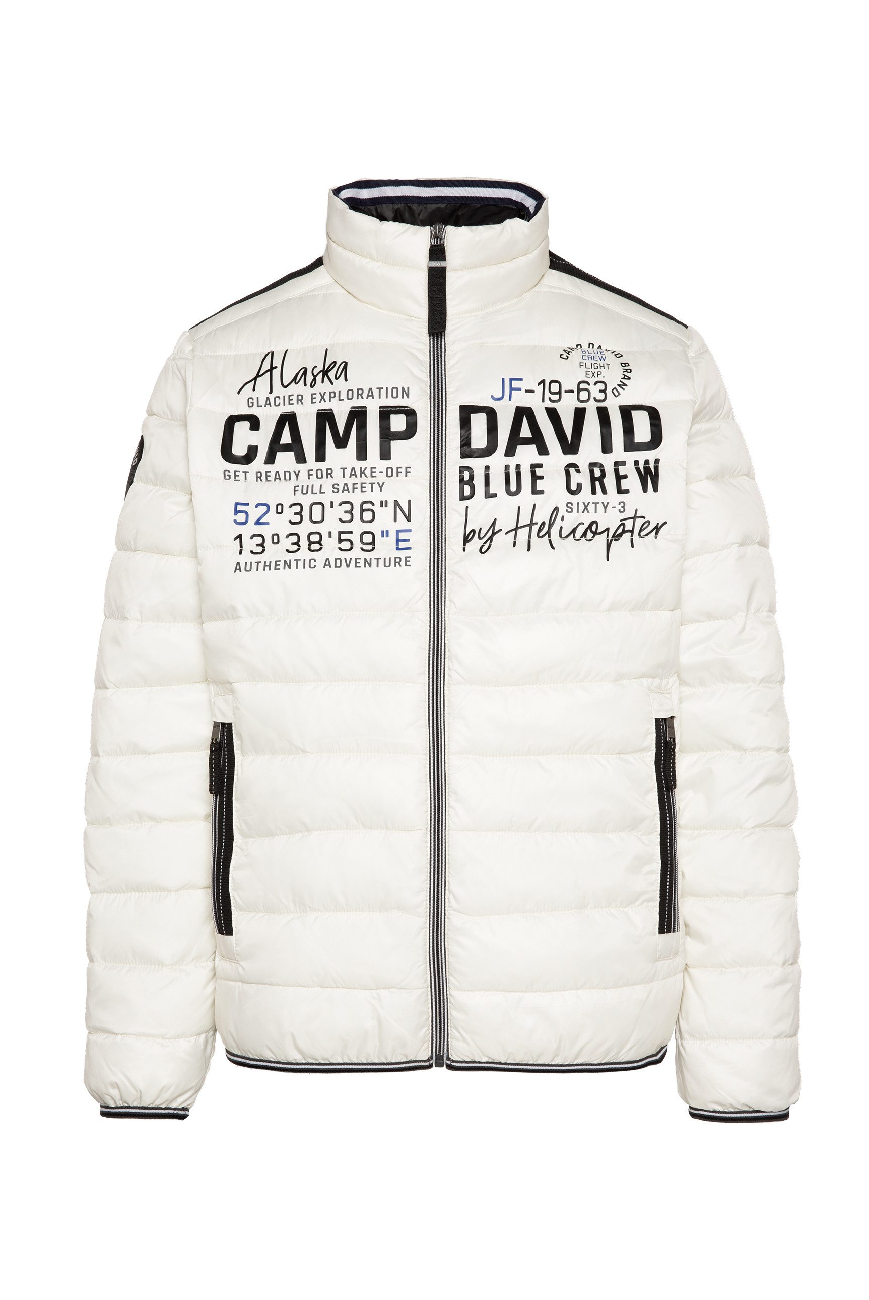 CAMP DAVID Outdoorjacke mit elastischem Saumabschluss günstig online kaufen