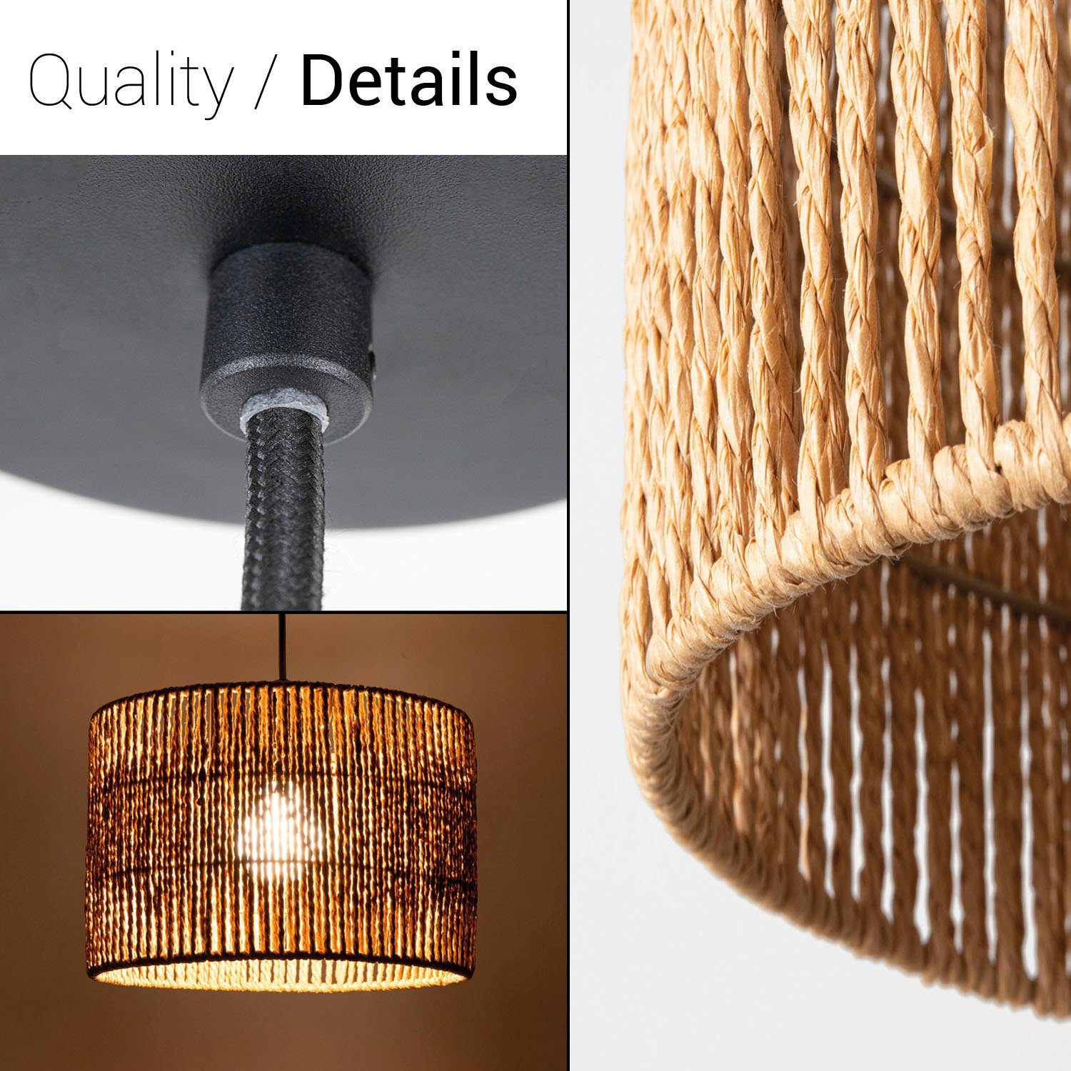 Paco Home Pendelleuchte Hugo Buena, ohne günstig online kaufen